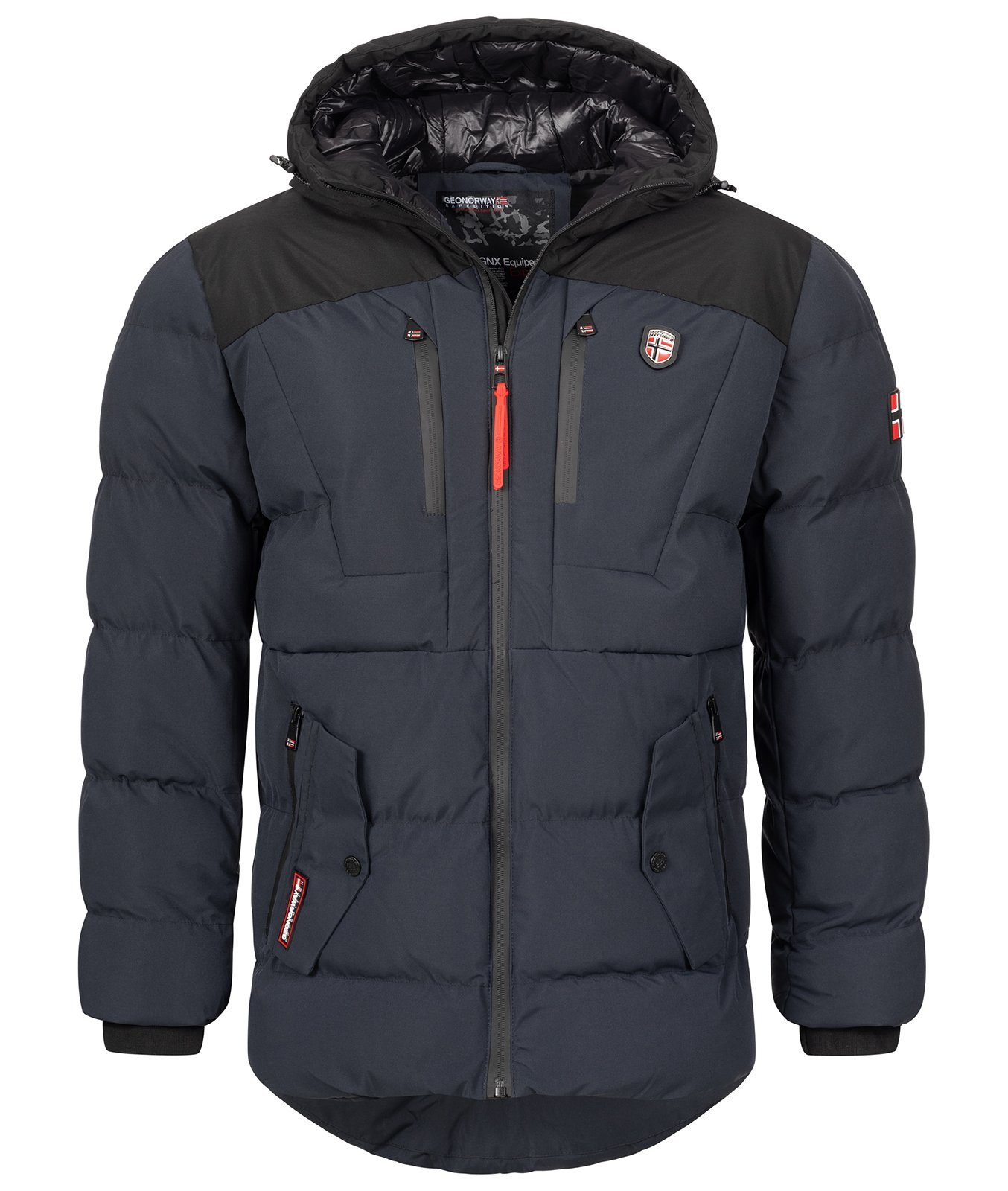 Geo Norway Winterjacke Herren Winterjacke Steppjacke