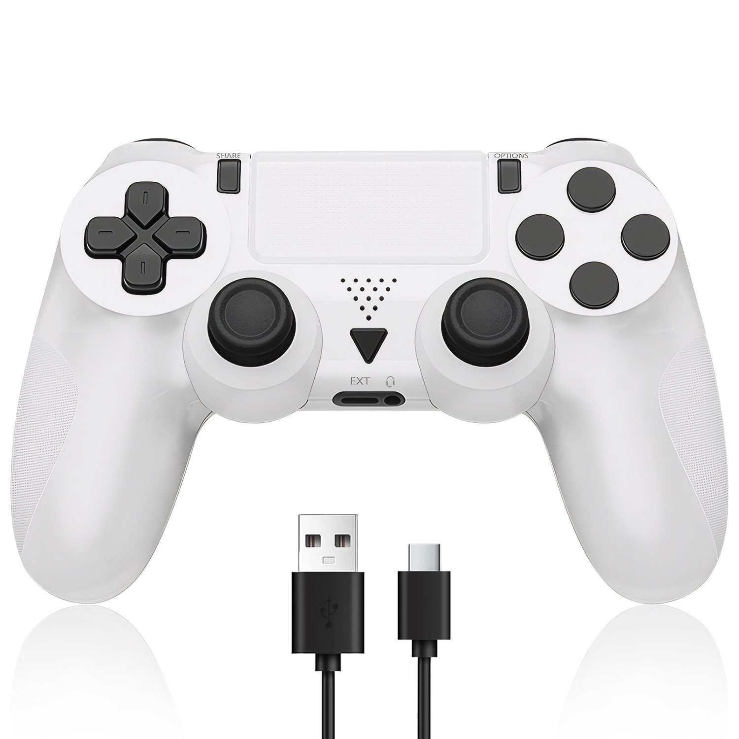 ZEUOPQ Wireless Controller für PS4 Controller