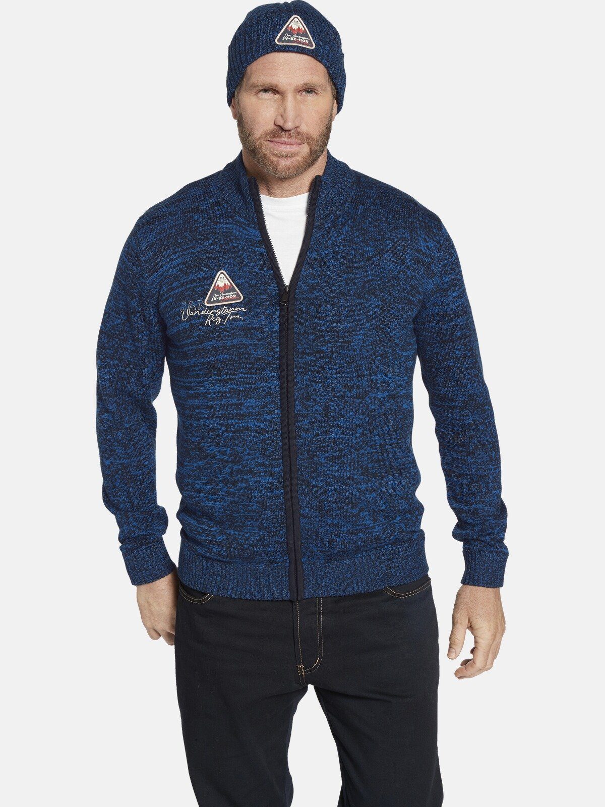 Jan Vanderstorm Strickjacke APKE, lässig und