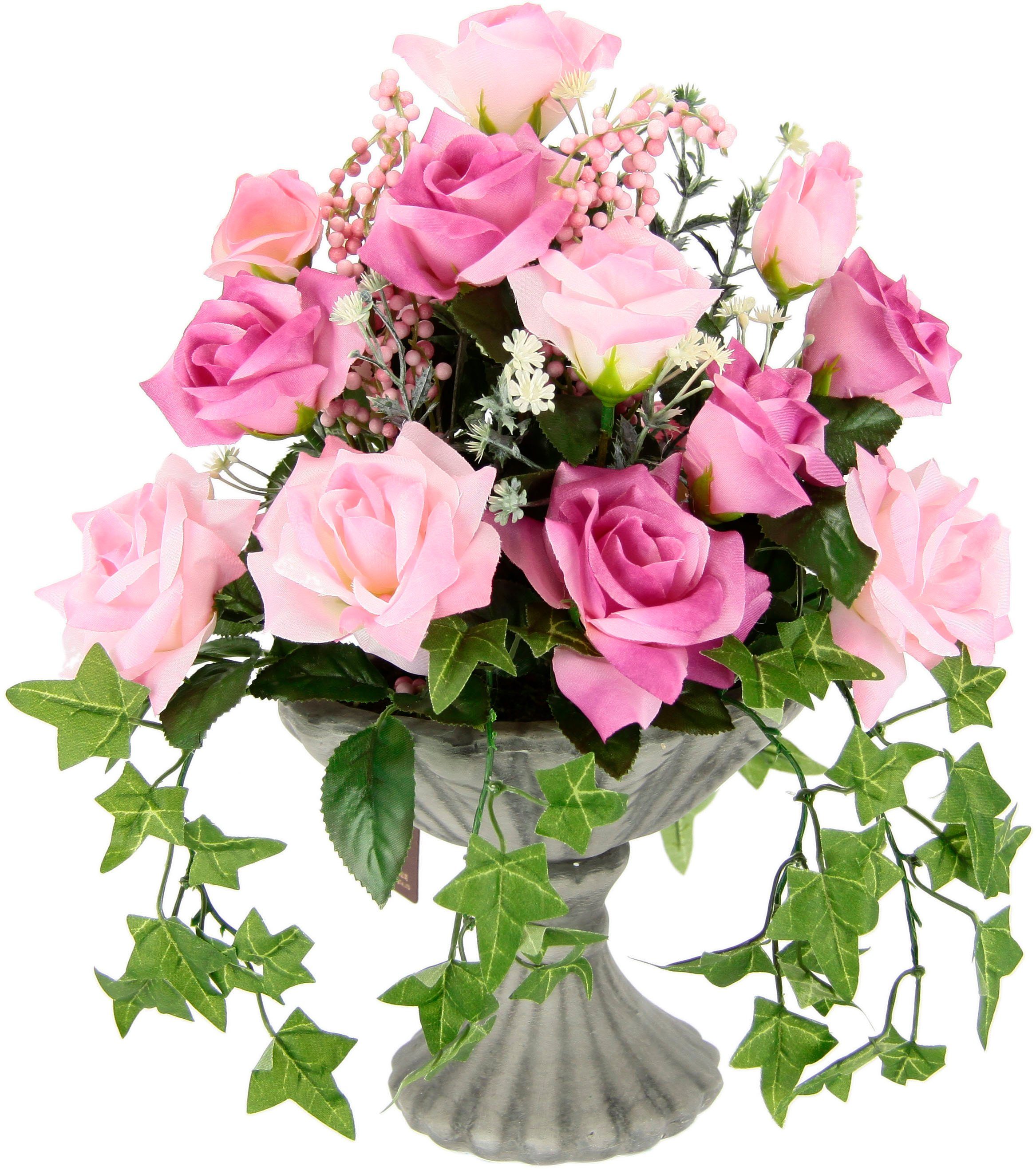 Kunstblume Rosen, I.GE.A., Höhe 35 cm,