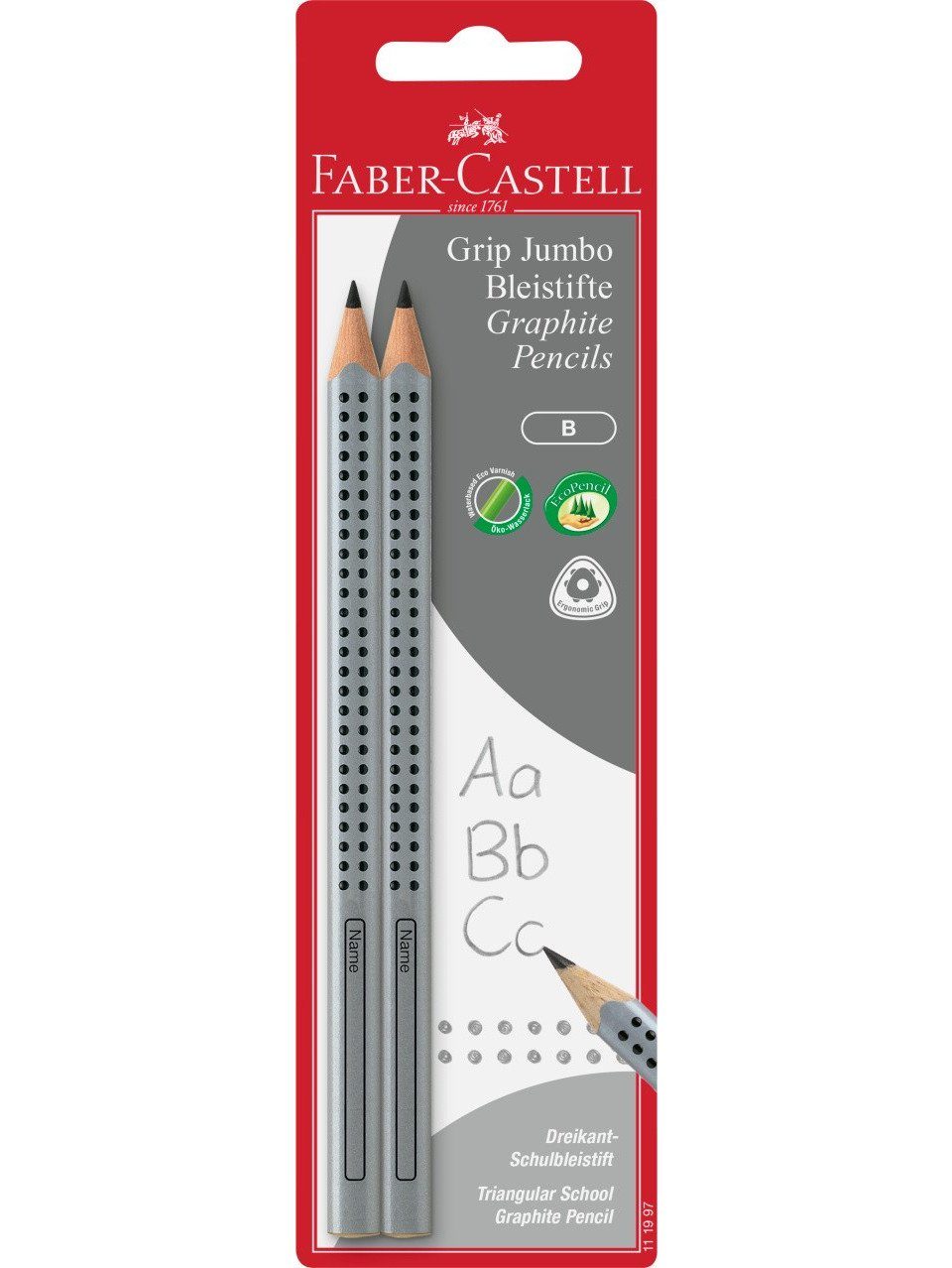 Faber-Castell Bleistift Faber-Castell Bleistifte Jumbo GRIP