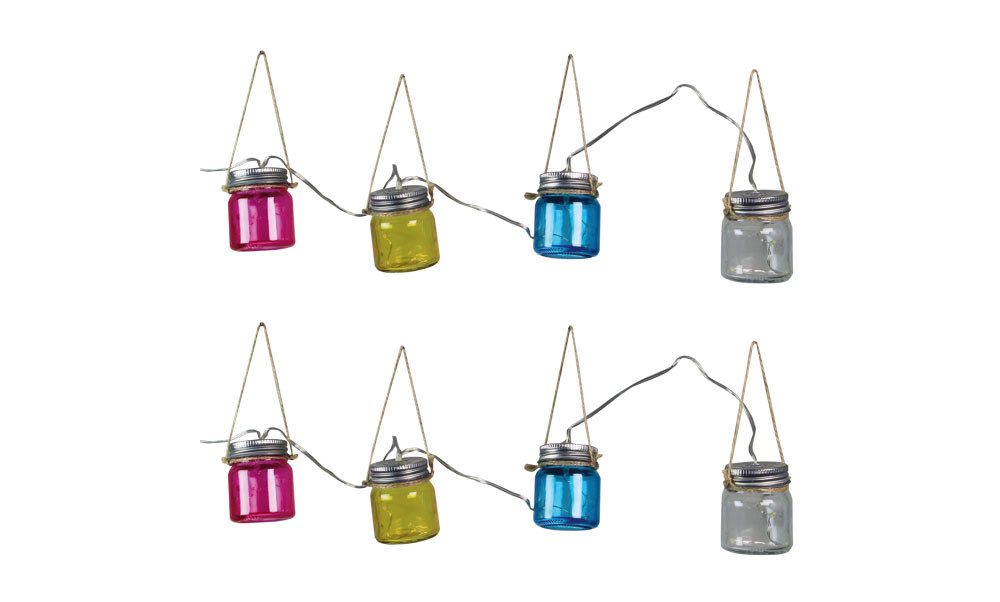Luxform Lichterkette Solar-Lichterkette Blanes - Partybeleuchtung