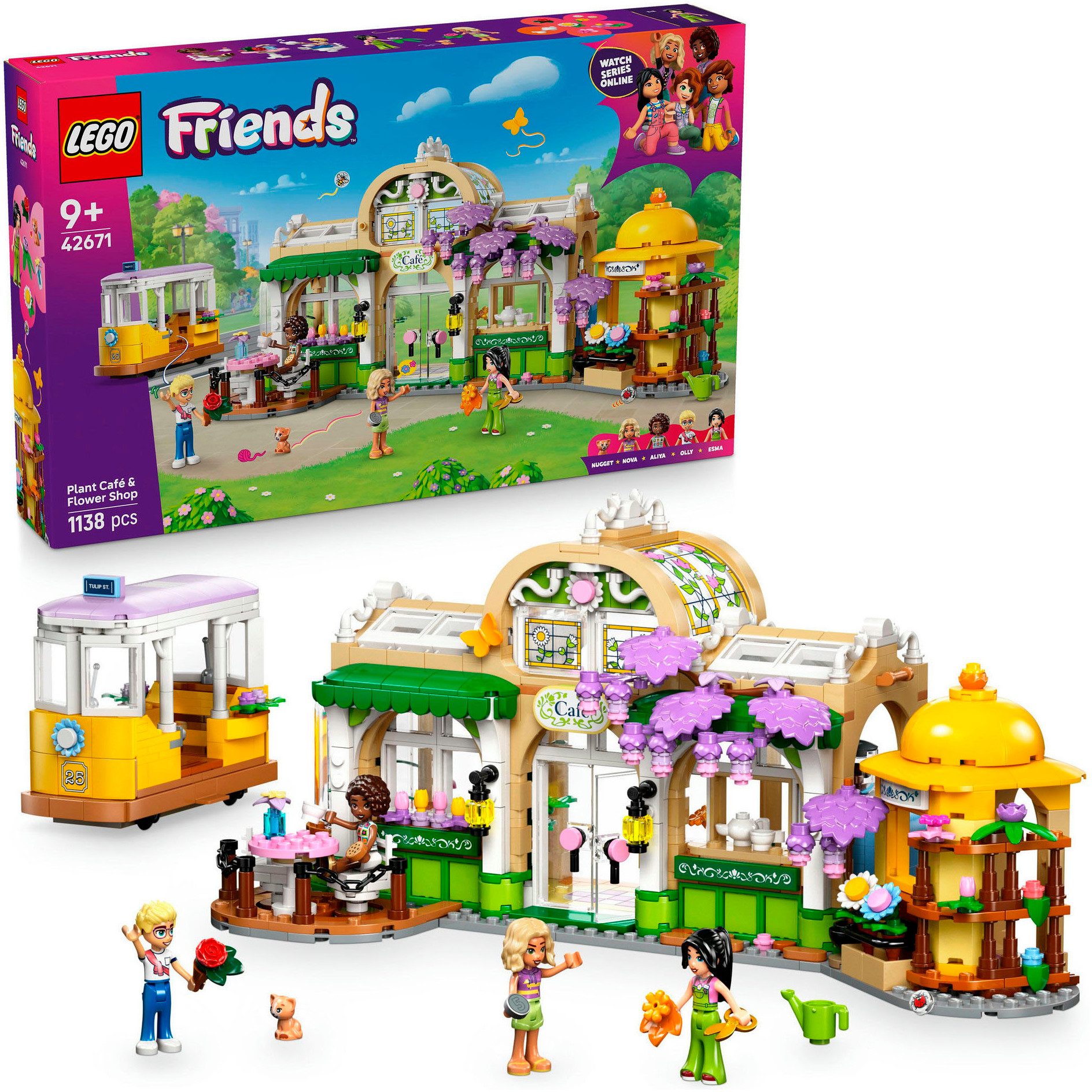 LEGO® Pflanzencafé und Blumenkiosk (42671), LEGO