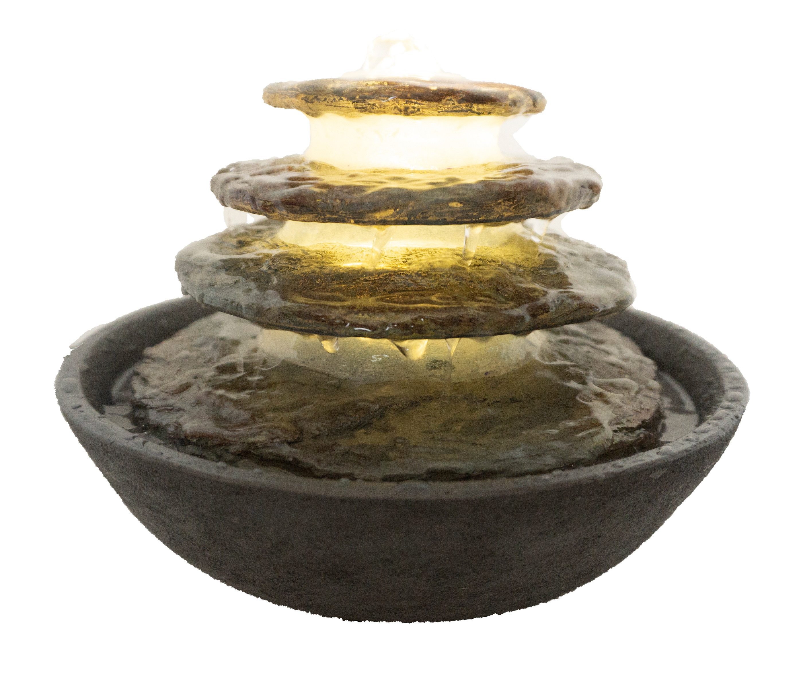Dehner Zimmerbrunnen Hoku, Polyresin, ca. 24.5
