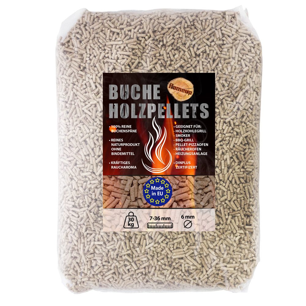 Flameup Holzpellets Buche Pellets 30 kg