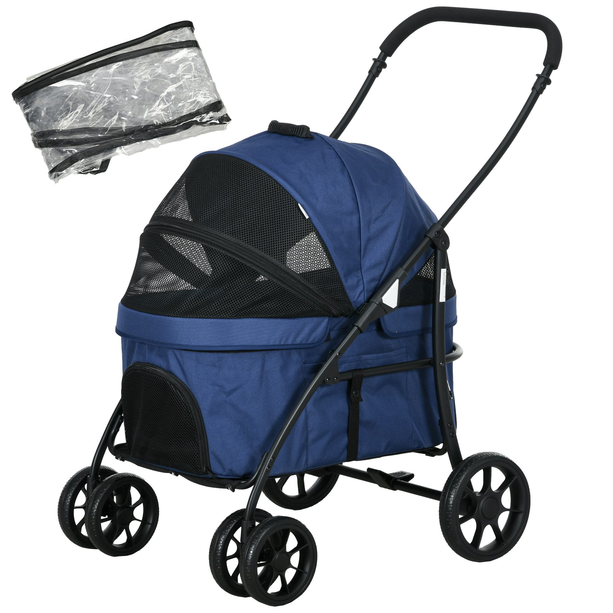 PawHut Hundebuggy 2 in 1 Haustierwagen