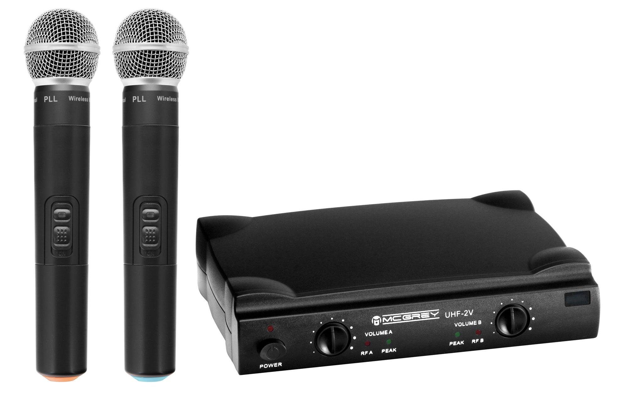 McGrey Mikrofon UHF-2V Dual Funk Mikrofon