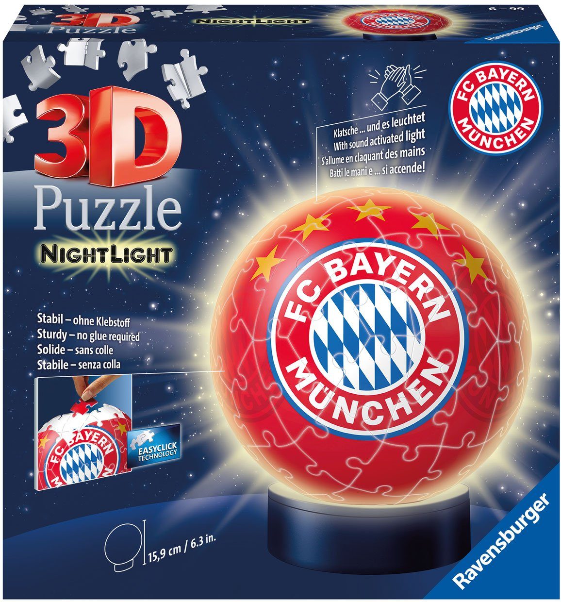 Ravensburger Puzzleball Nachtlicht FC Bayern München,