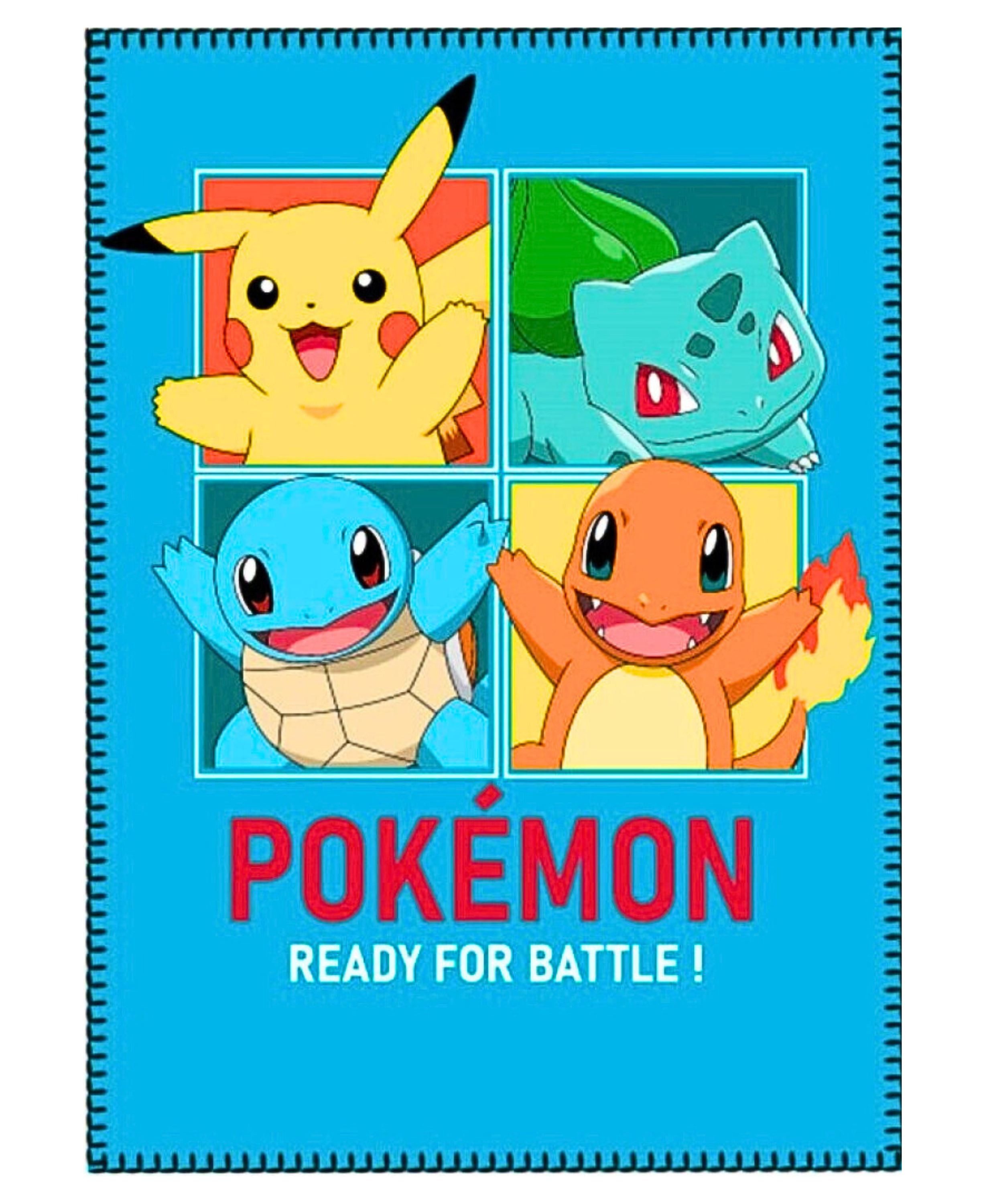 Kinderdecke DREAM TEAM, POKÉMON, Kinder Fleecedecke