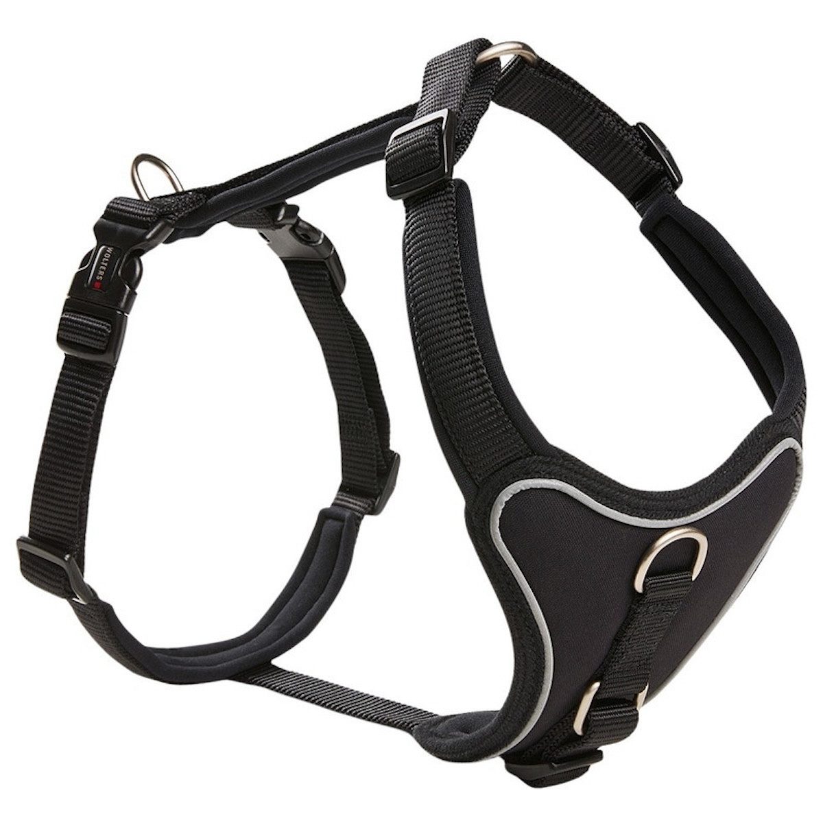 Wolters Hunde-Geschirr Geschirr Professional Comfort schwarz/schwarz