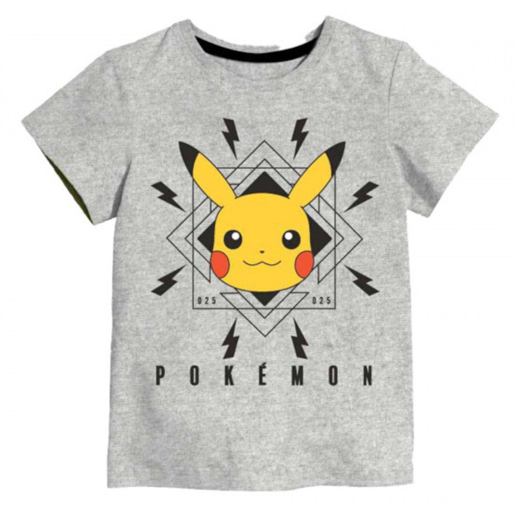 POKÉMON Kurzarmshirt Pokemon Pikachu T-Shirt Jungen
