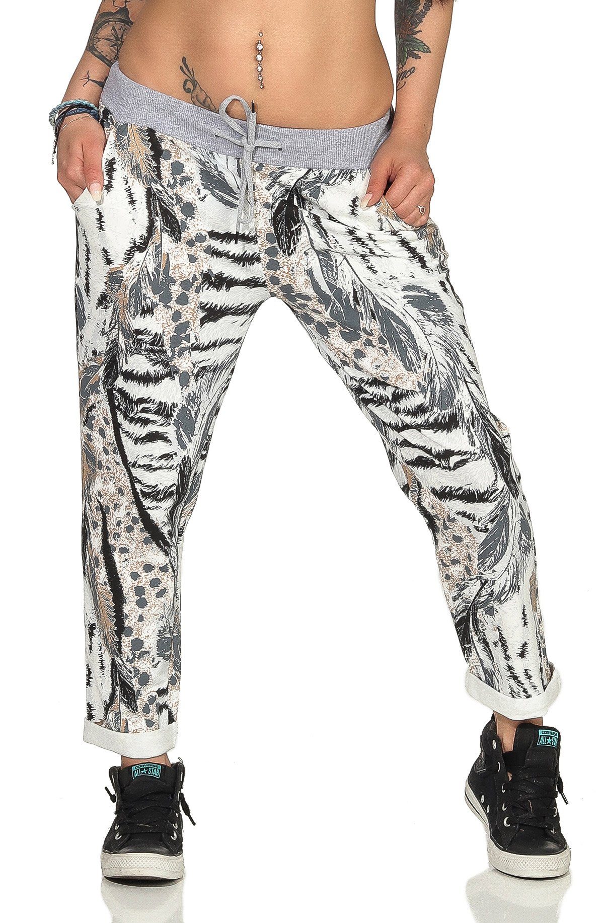 simaranda Jogginghose Damen Jogginghose 29 Weiß