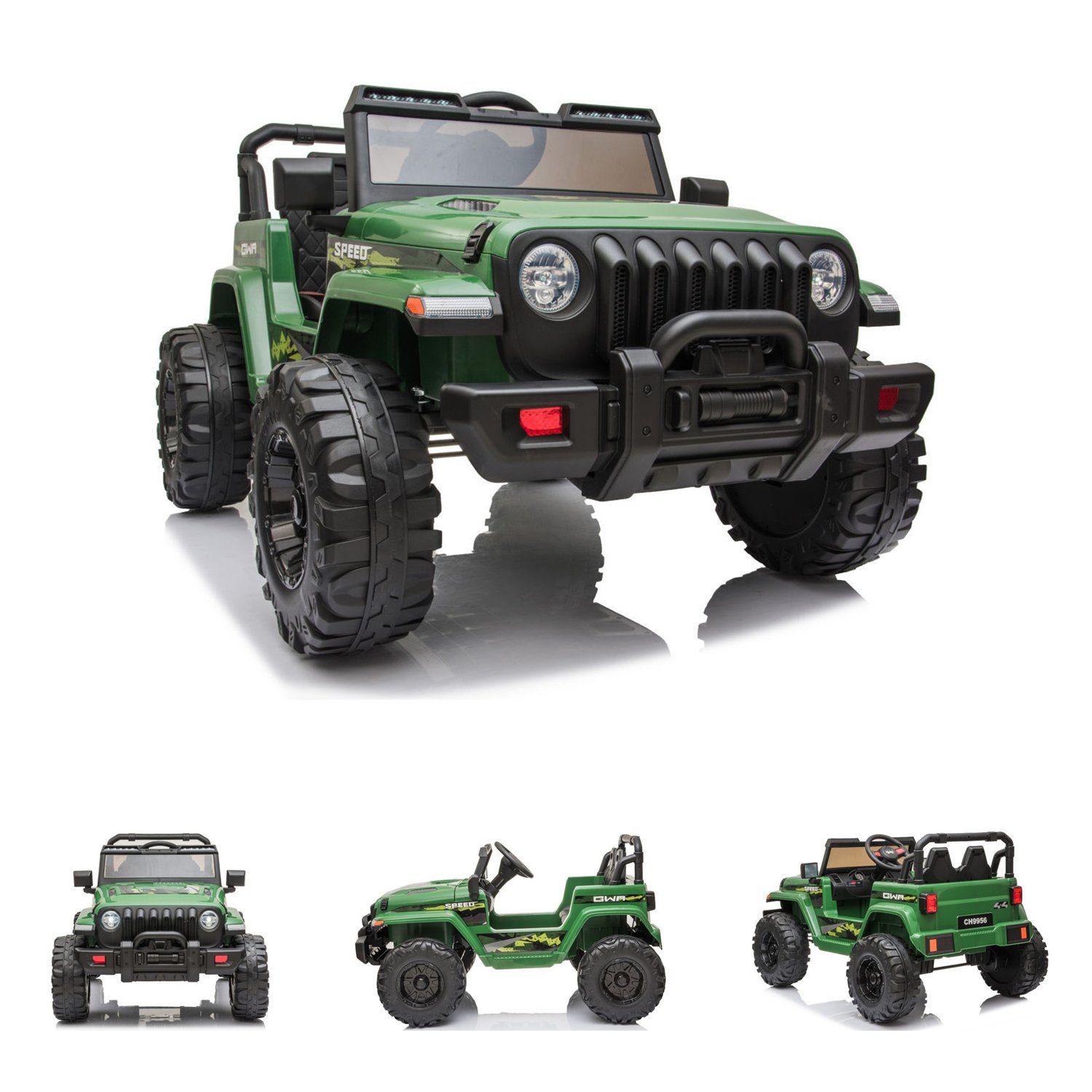 ES-Toys Elektro-Kinderauto Kinder Elektroauto Offroad, Belastbarkeit