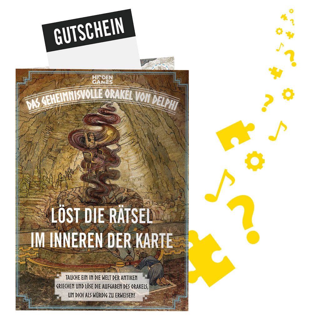 Hidden Games Grußkarten Rätselkarte 'Das geheimnisvolle