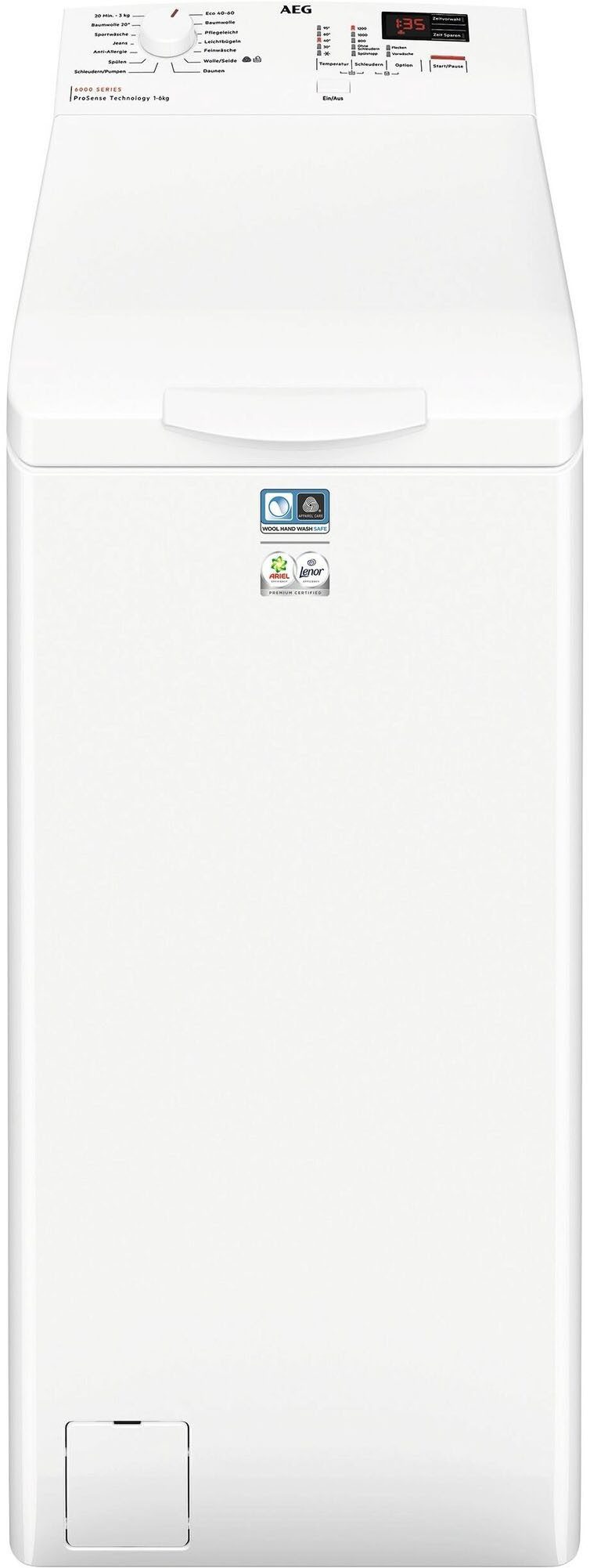 AEG Waschmaschine Toplader LTR6N40260, 6 kg,