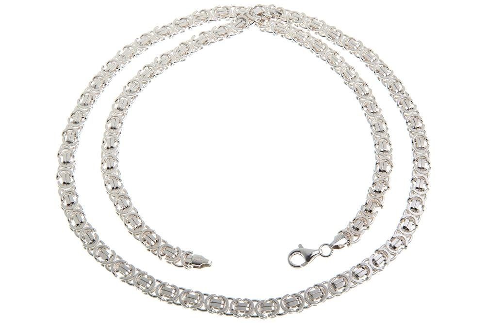 Silberkettenstore Silberkette Königskette, flach 6mm -