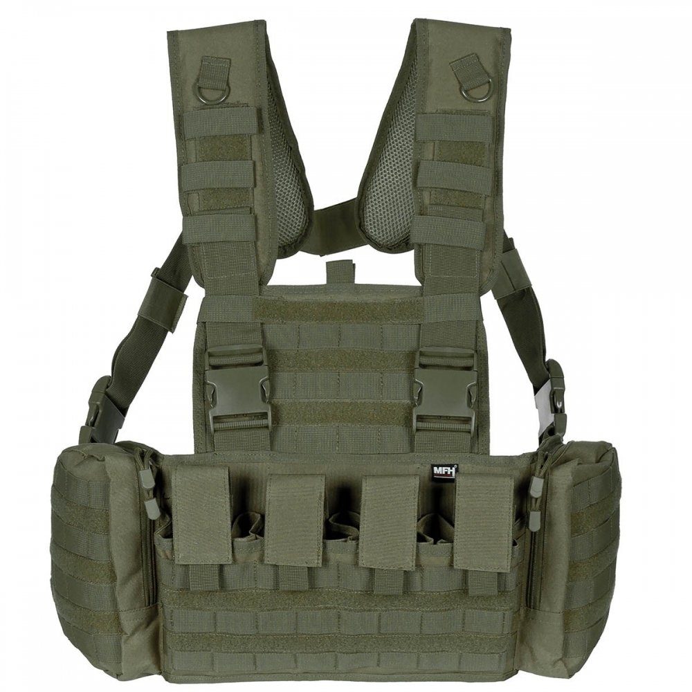 MFH Funktionsweste Chest Rig, Mission, oliv