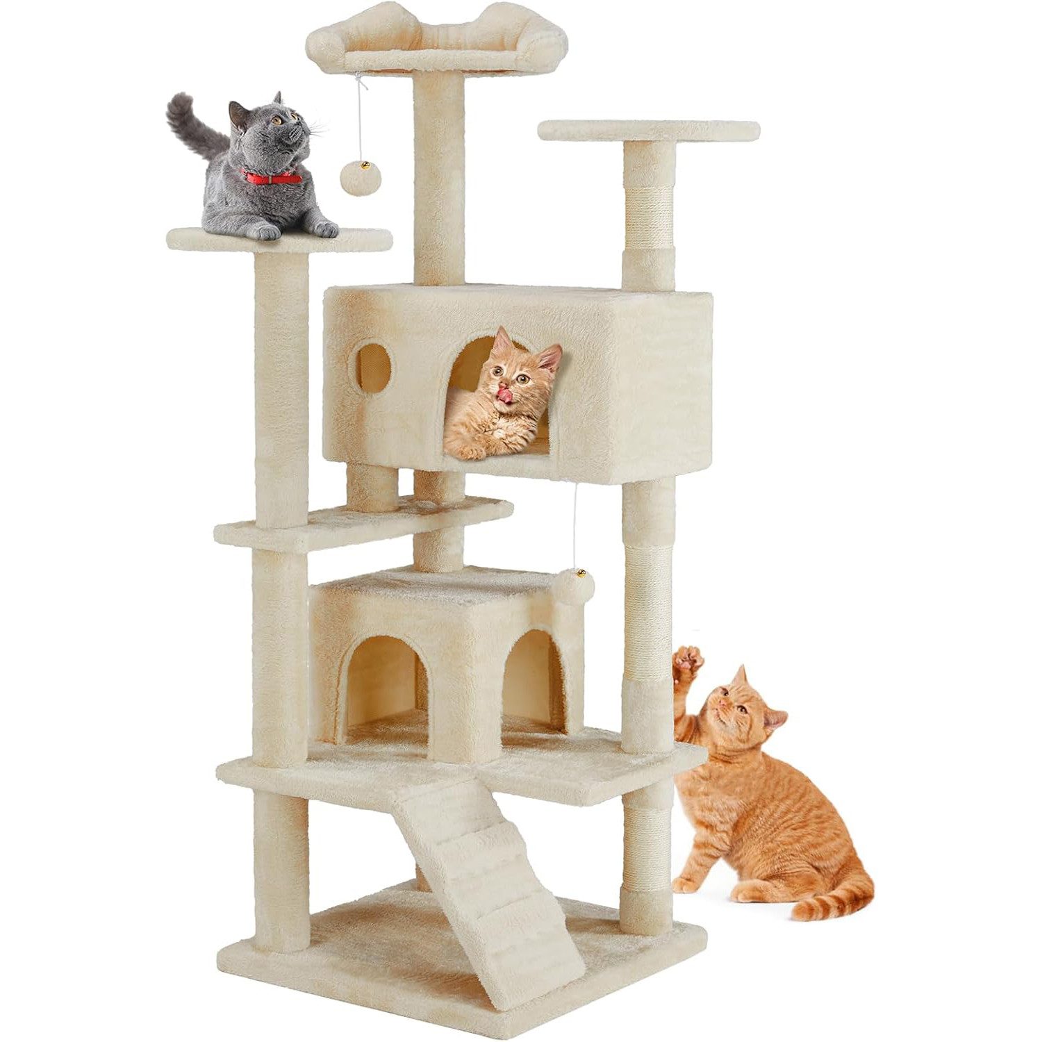 DUMOS Kratzbaum Kratzbaum Katzenbaum 135 cm
