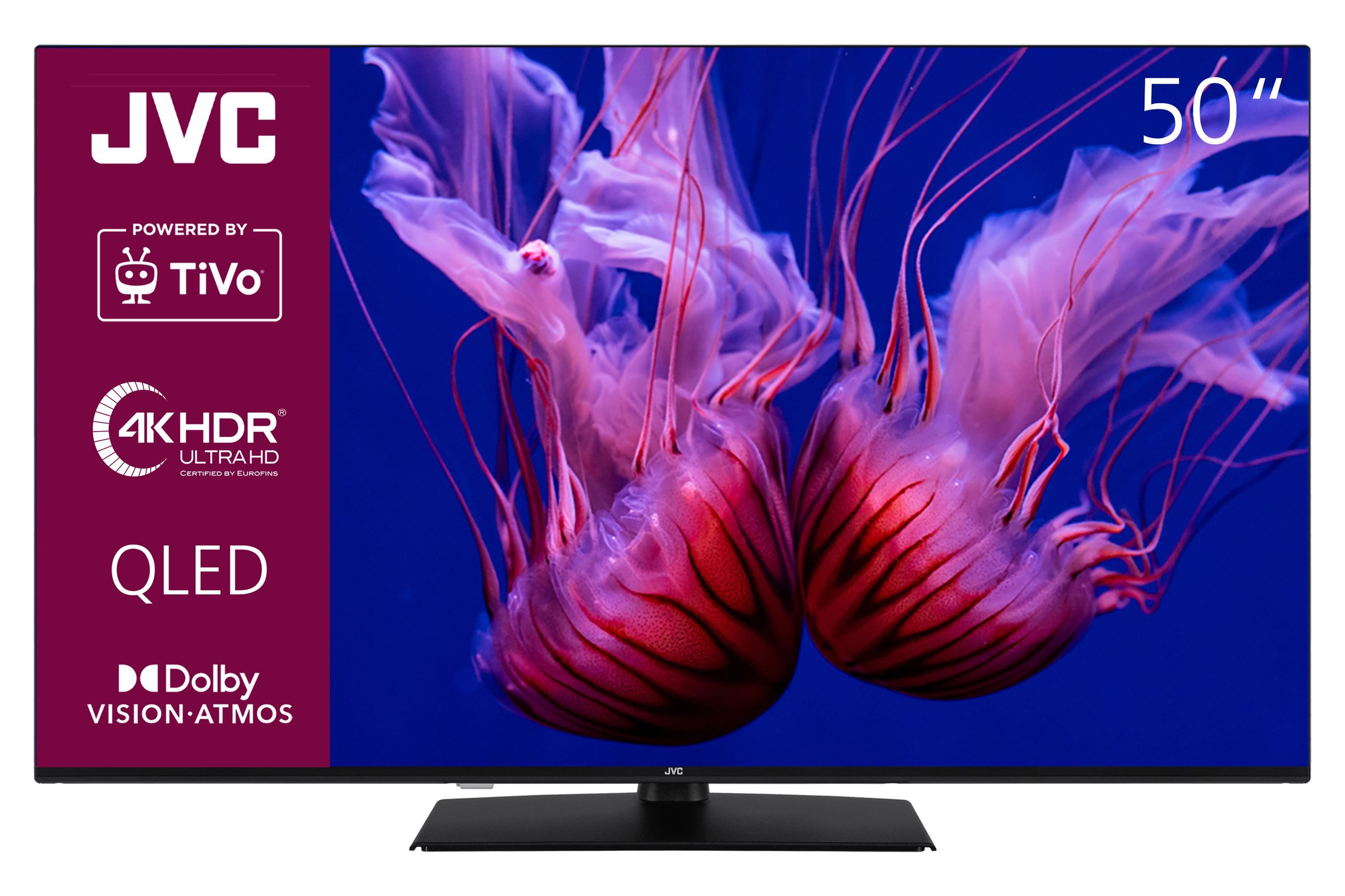 JVC LT-50VUQ3455 QLED-Fernseher (126 cm/50 Zoll,