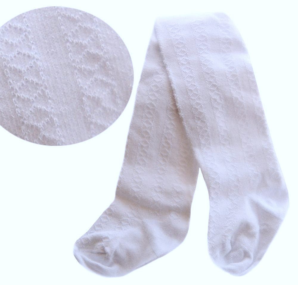 La Bortini Strumpfhose Weiße Strumpfhose für
