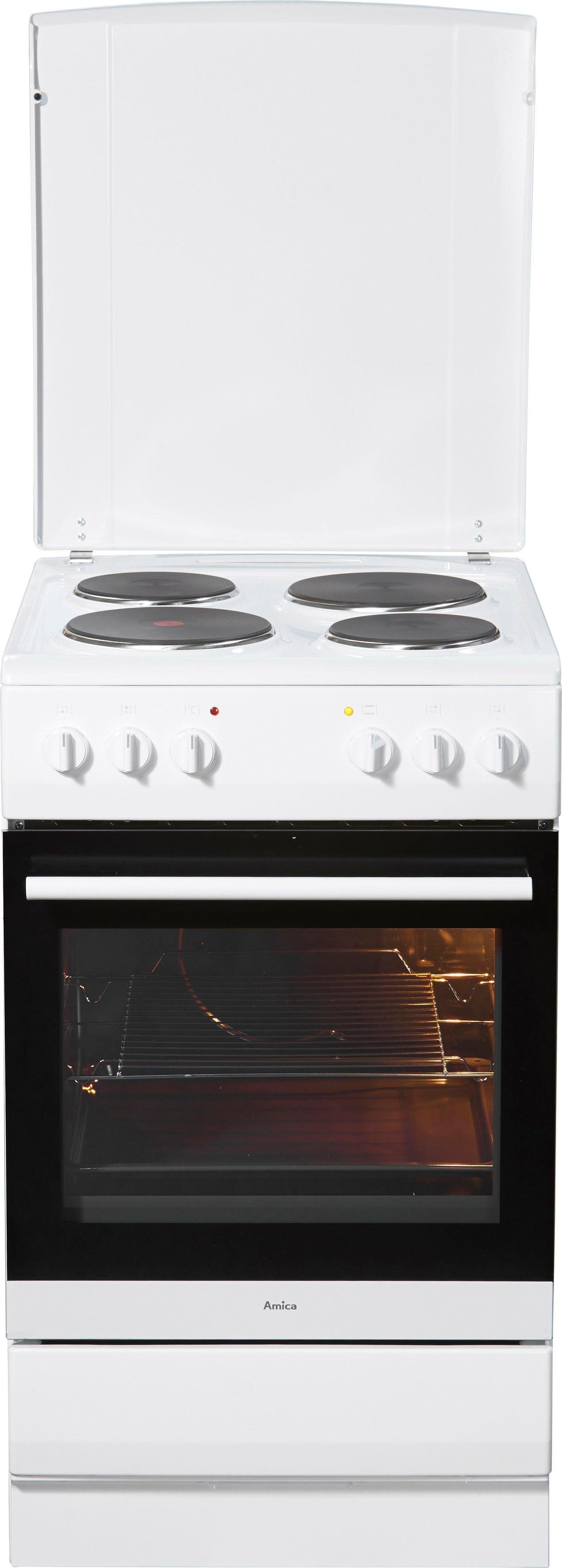 Amica Platten-Standherd SHE 11555 W, Steam