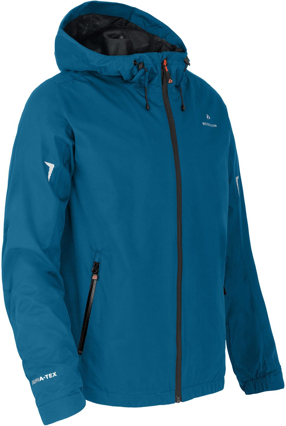 Bergson Regenjacke EGGEN Herren Regenjacke, Netzfutter,