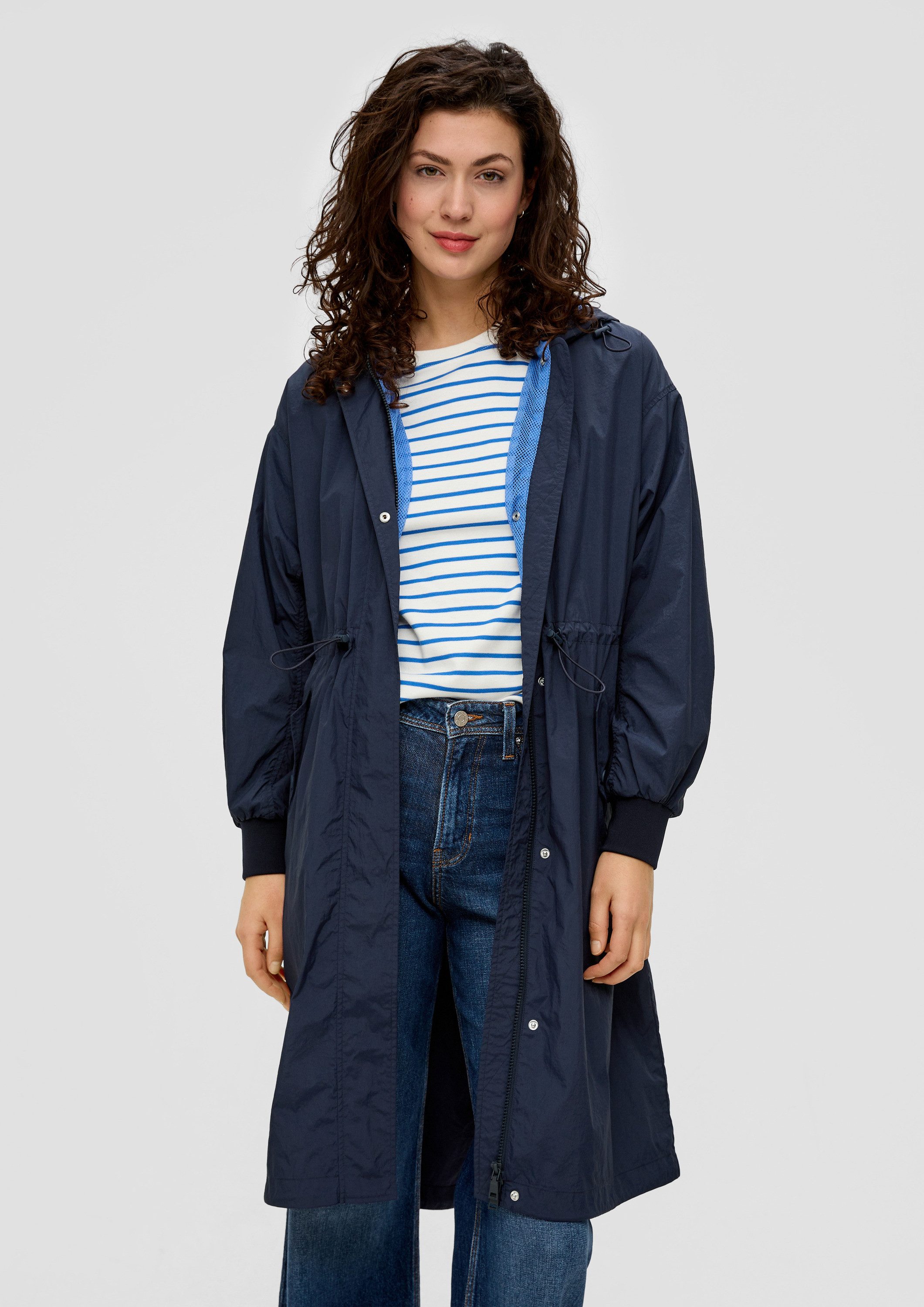 s.Oliver Parka Outdoor-Mantel Verstellbarer Parka in