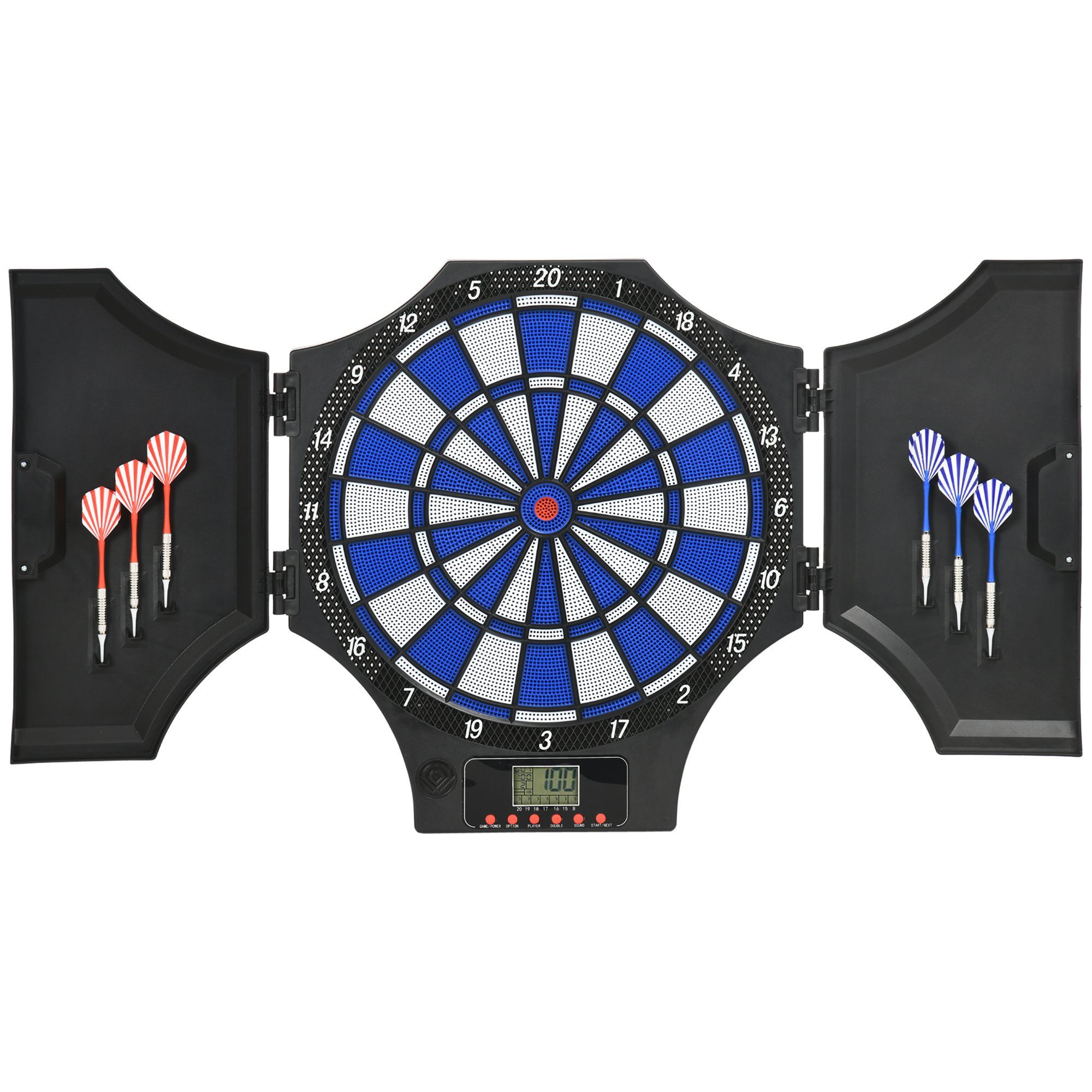 SPORTNOW Dartscheibe Bedienfeld mit LCD-Display und