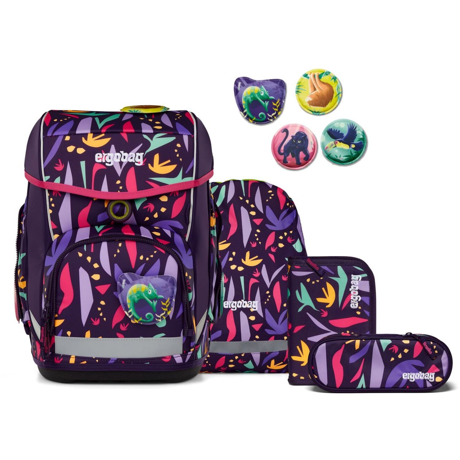 ergobag Schulranzen ergobag Cubo Schulranzen Set