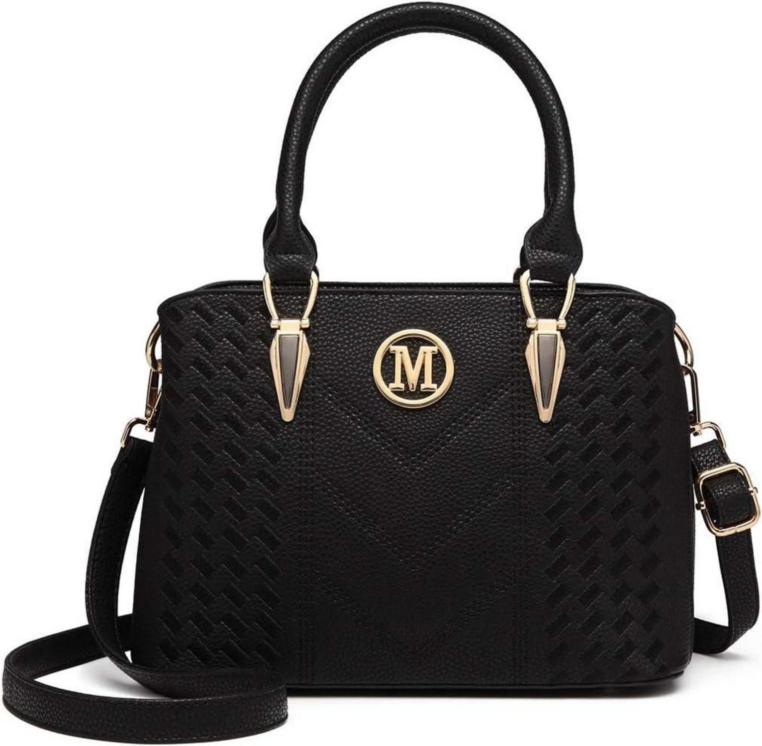 LuxusKollektion Handtasche Damen Handtasche Mittelgroß Lychee