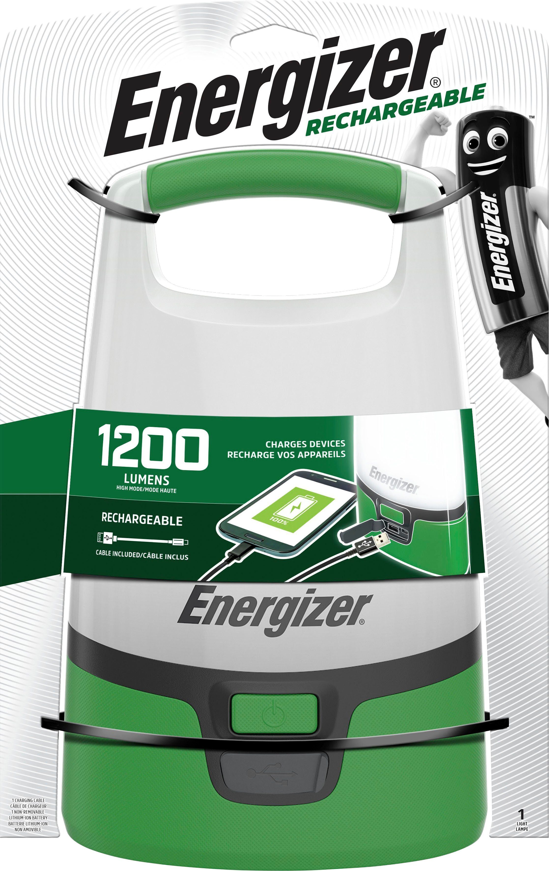 Energizer Laterne Camping Light Rechargeble, Camping