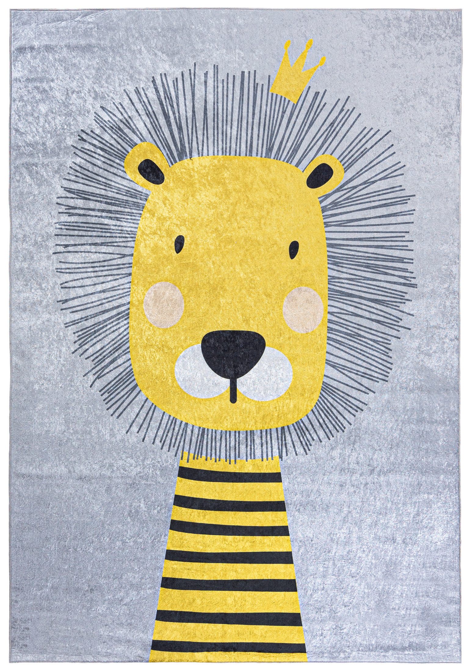 Mazovia Kinderteppich Kinderteppich Kinderzimmerteppich Löwe Tiere,