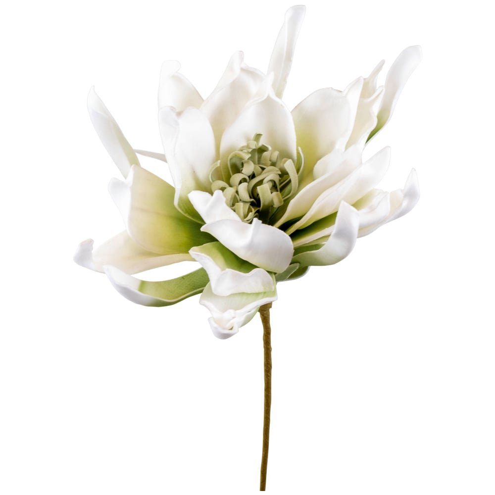 Kunstblume Kunstblumen Lotus creme Pflanzen Deko