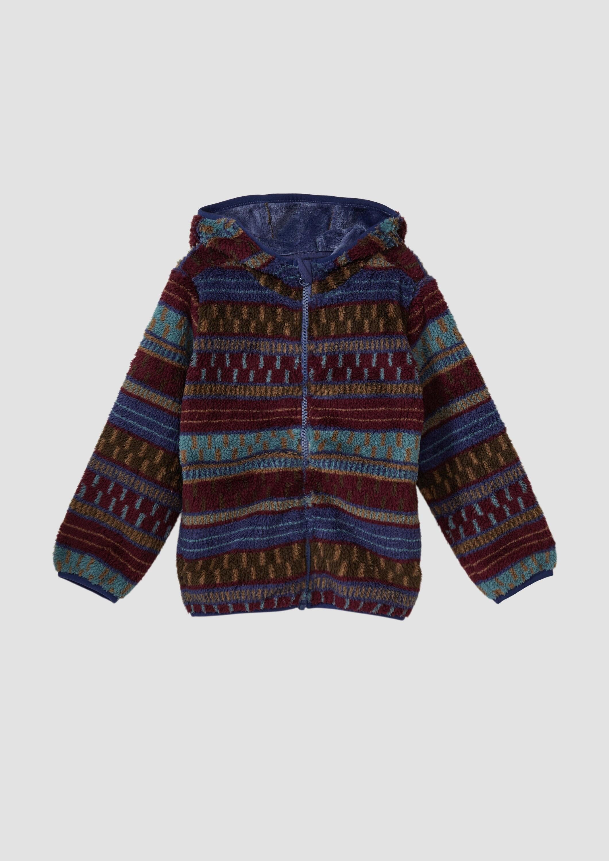 s.Oliver Funktionsjacke Indoor-Jacke Jacke aus kuscheligem