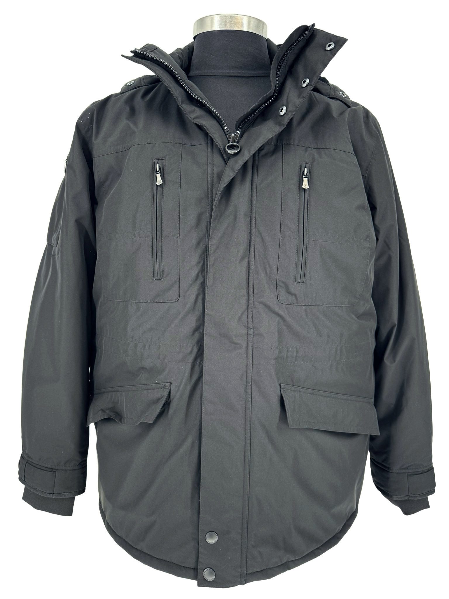 Wellensteyn Allwetterjacke Golfjacke-Winter Schwarz