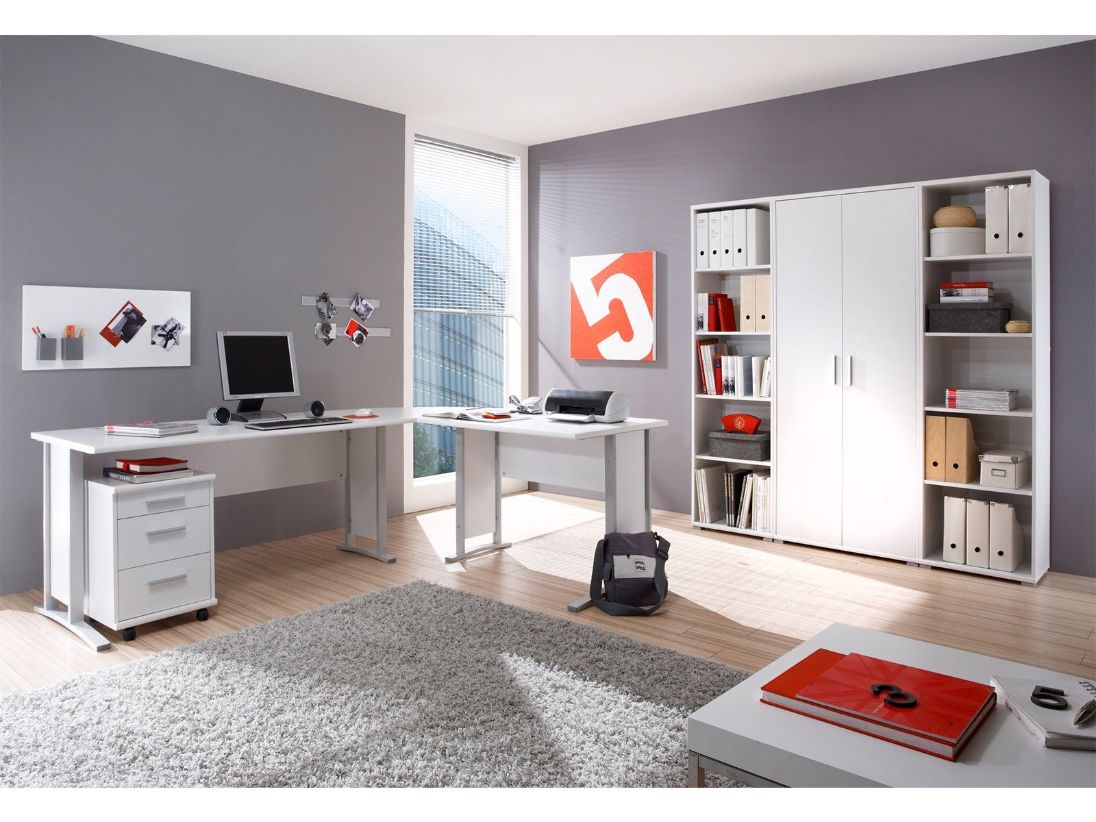 PREISBRECHER Büro-Set Clermont, (3-tlg)