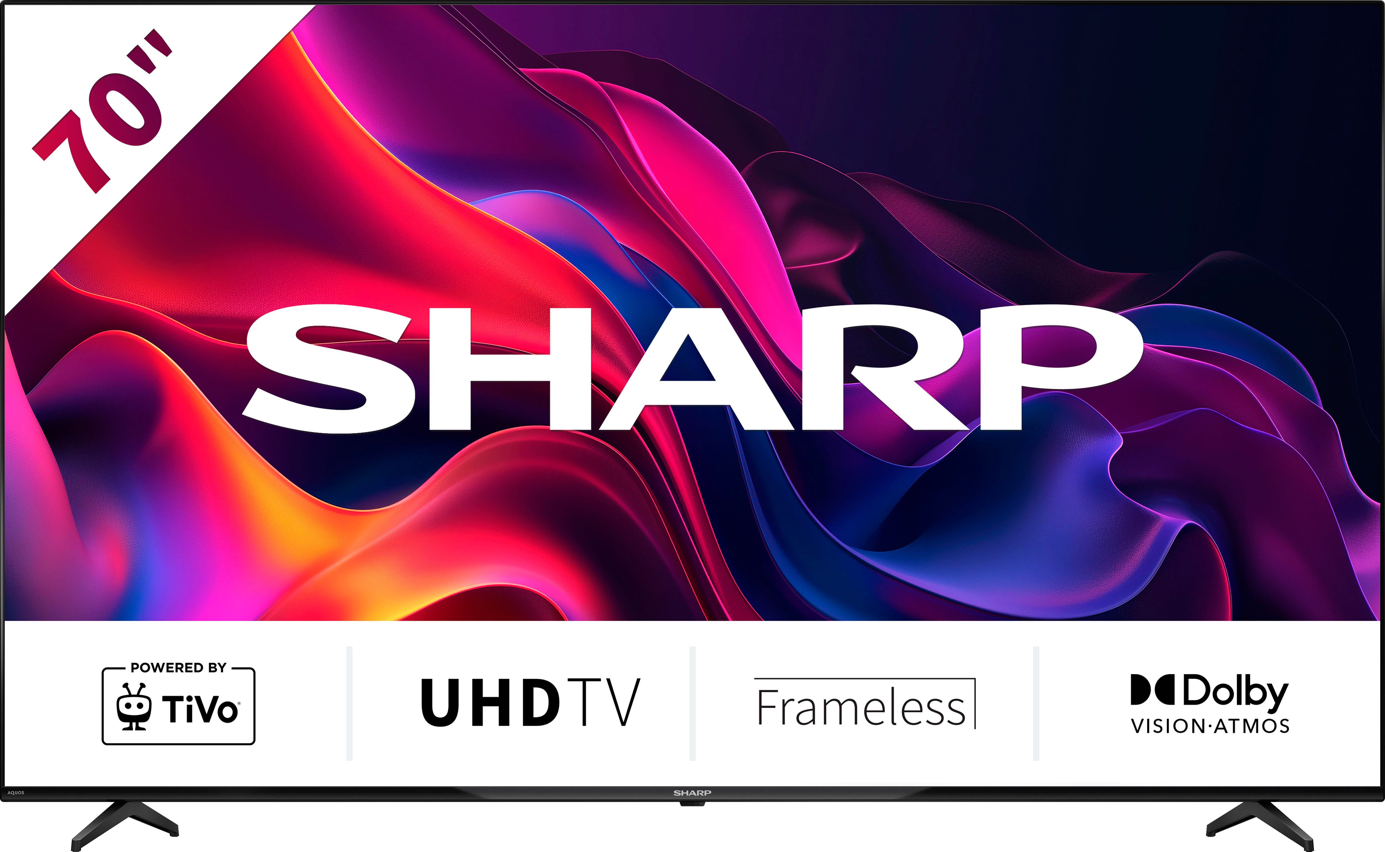 Sharp 4T-C70GKx LED-Fernseher (177 cm/70 Zoll,