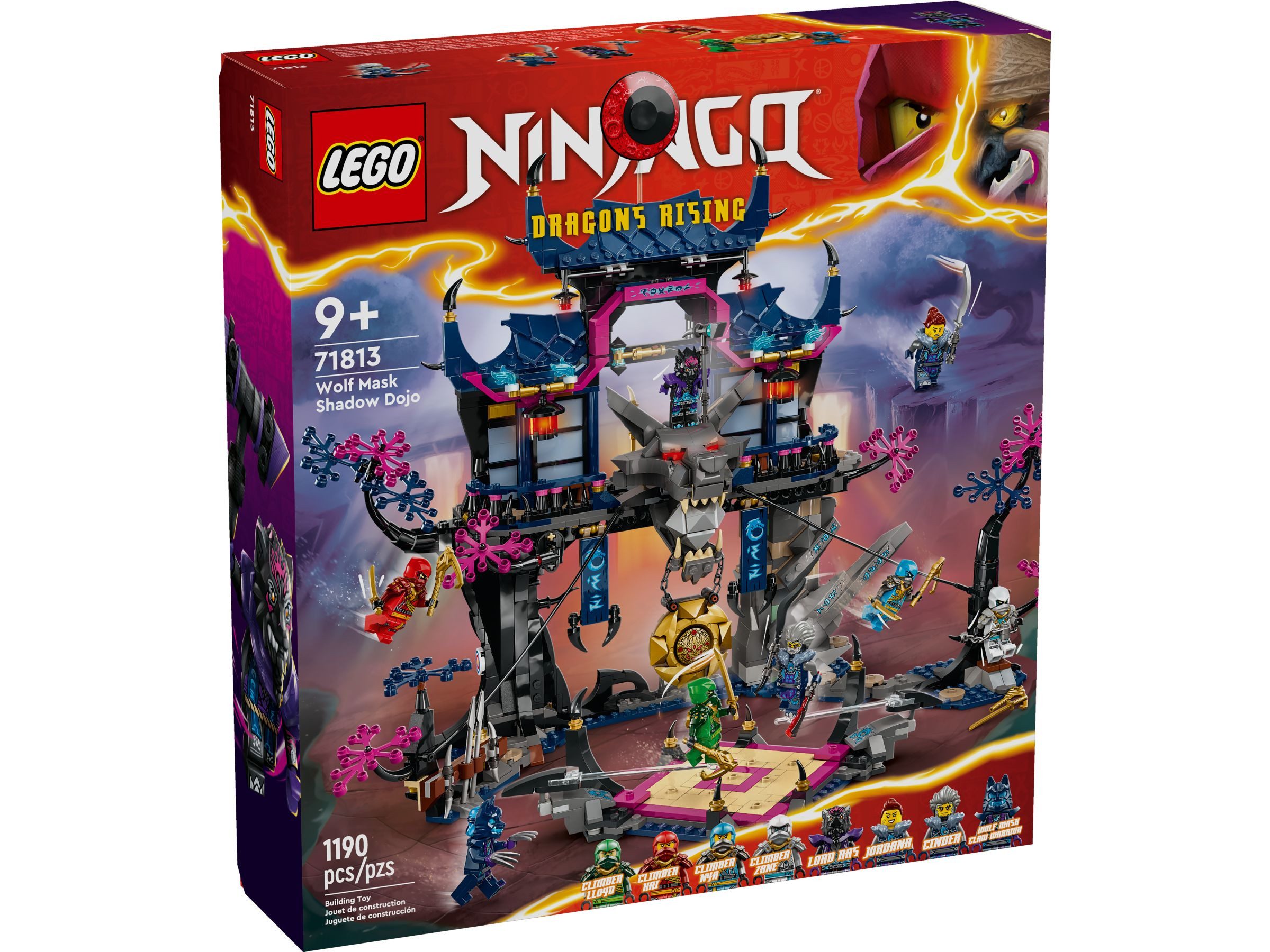 LEGO® Ninjago 71813 Wolfsmasken-Dojo Konstruktionsspielsteine