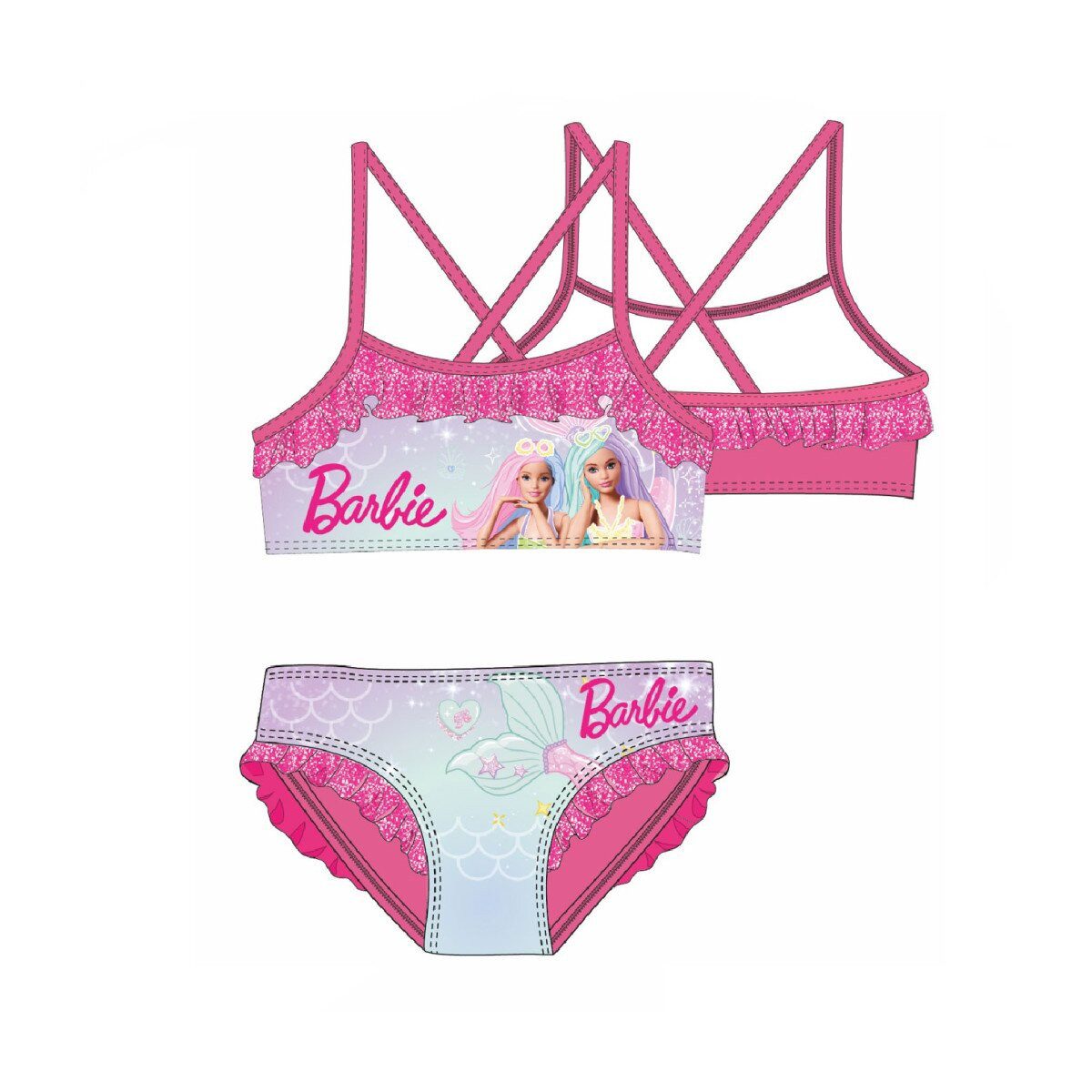 Barbie Schwimmanzug Barbie Mermaid Kinder Bikini
