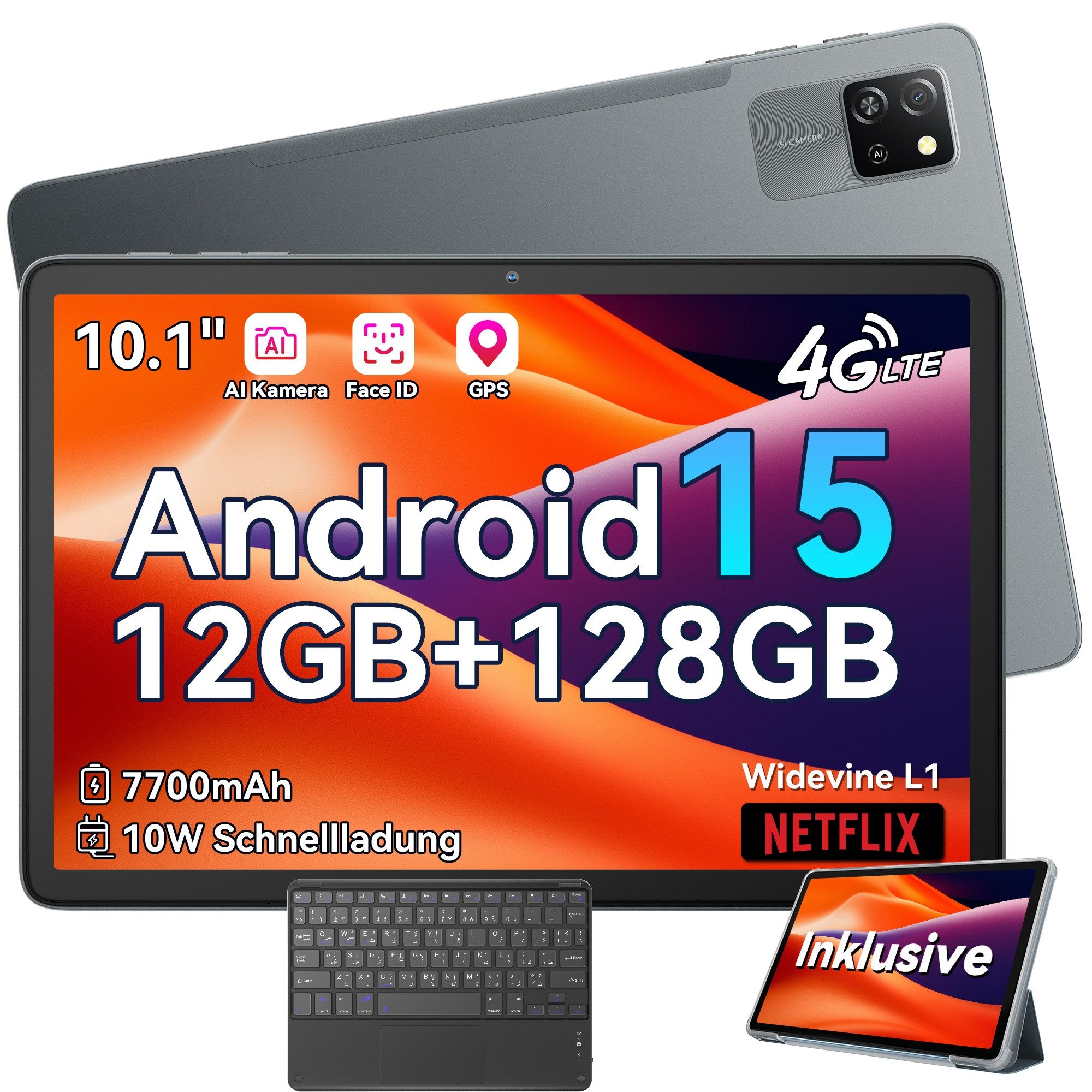 blackview Tab60Pro 4G LTE incl. Tastatur/Hülle
