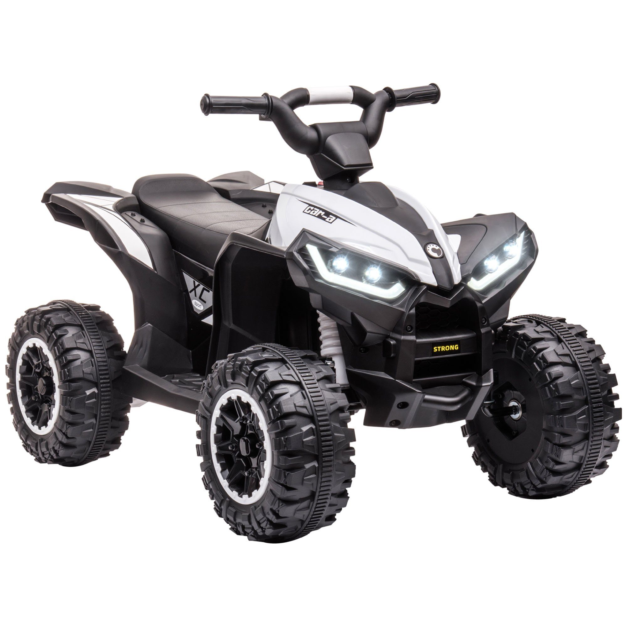 HOMCOM Elektro-Kinderquad Elektro-Quad, Kindermotorrad mit MP3-Musikplayer,