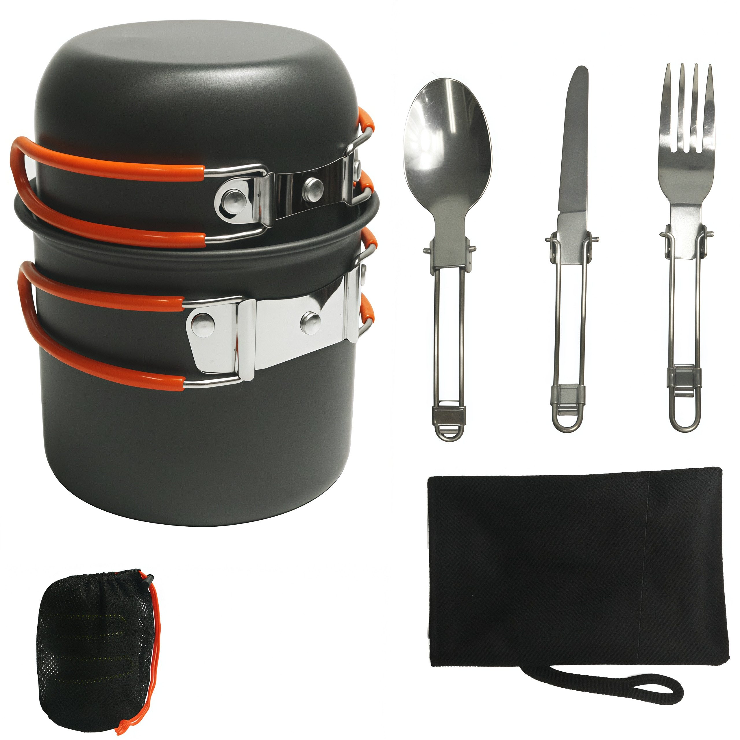 RWEUOQ Topf-Set Topf-Set Geschirr-Set Camping Kochgeschirr