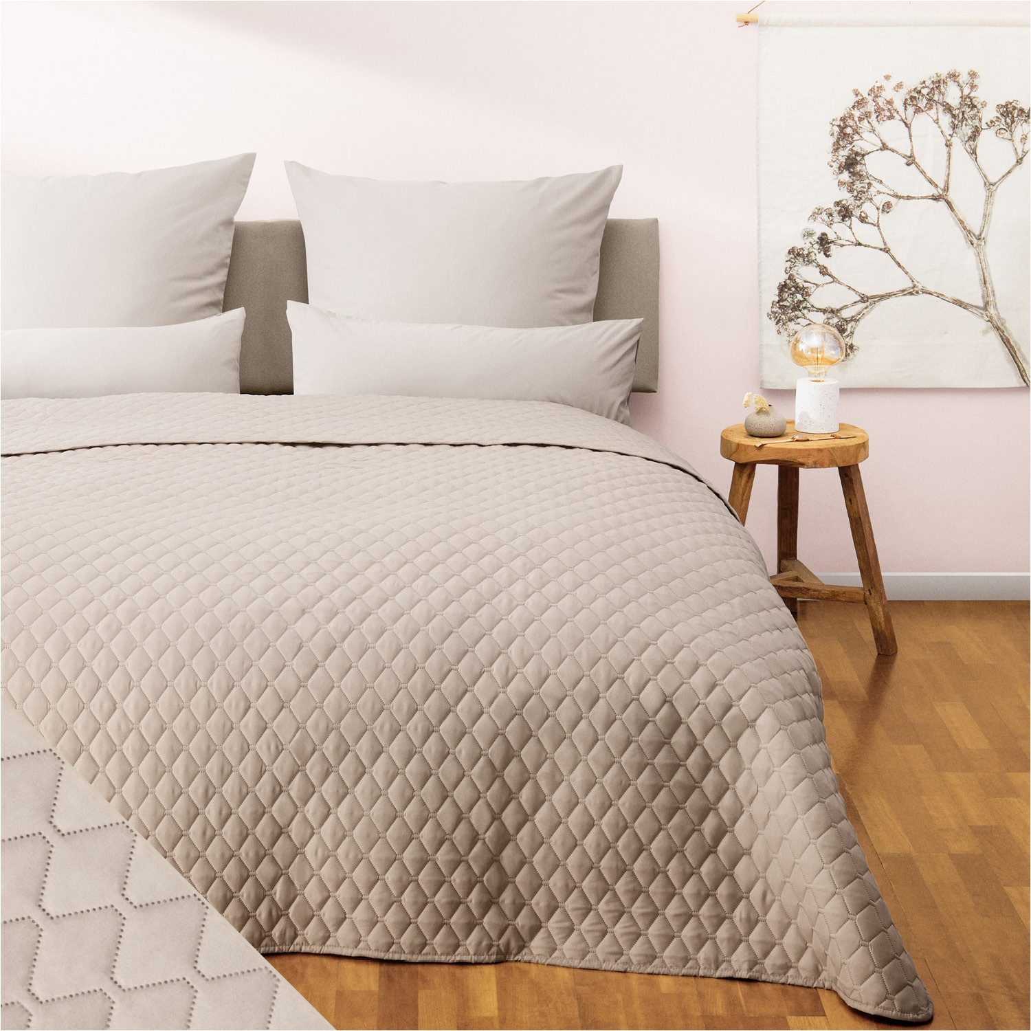 Blumtal Tagesdecke Tagesdecke Oeko-TEX zertifizierter Bettüberwurf