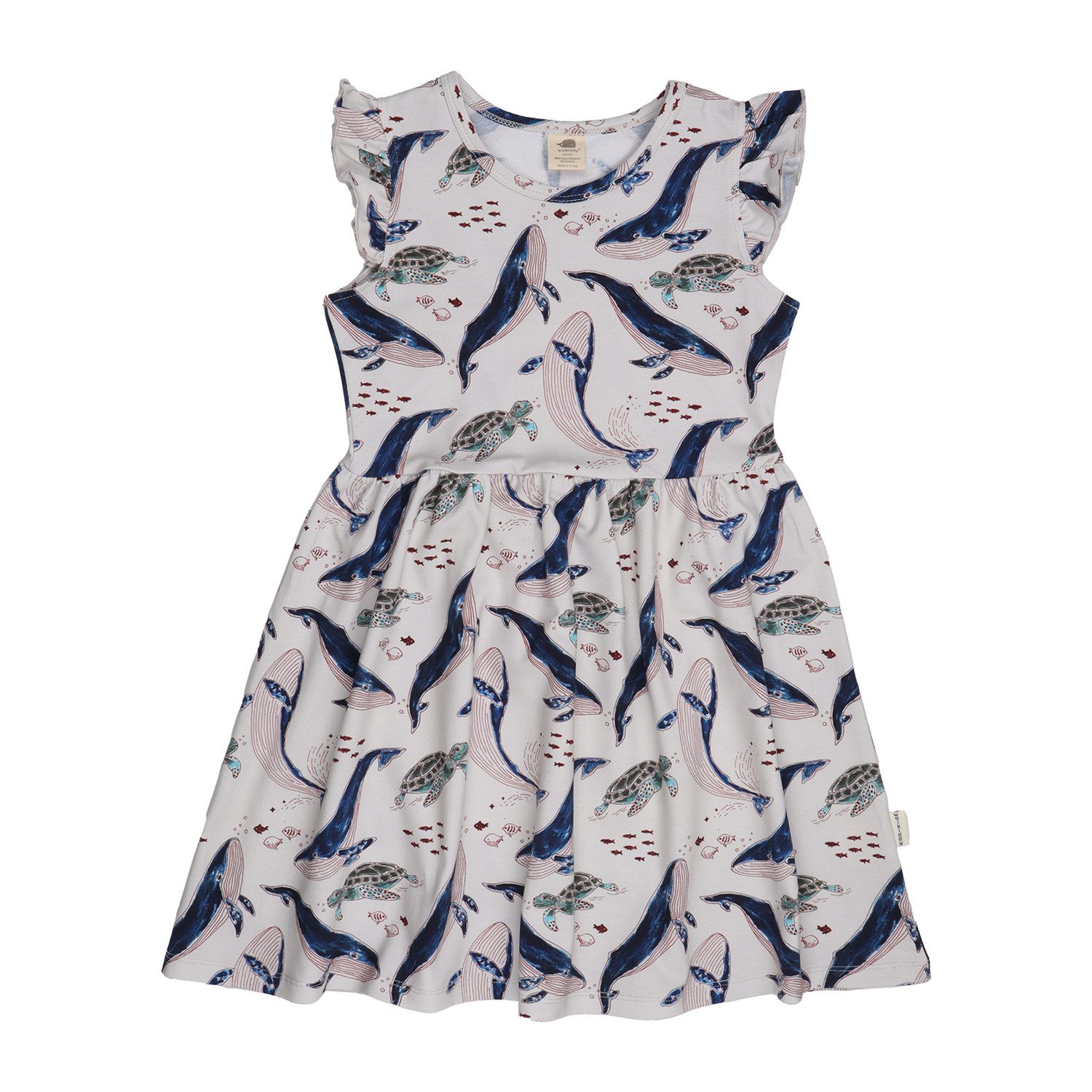Walkiddy Jerseykleid Bio-Baumwoll Kleid für Kinder
