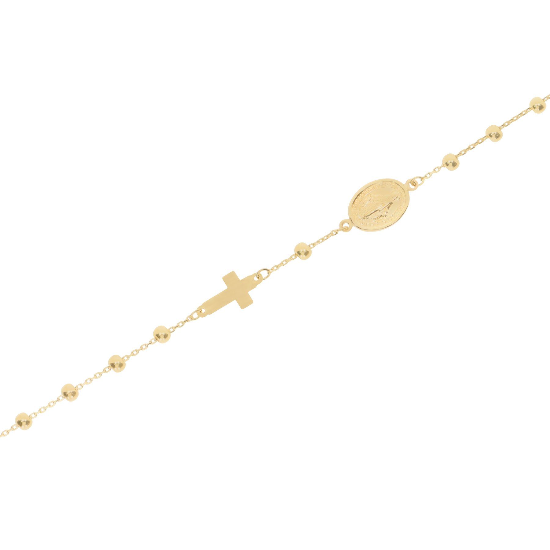 Stella-Jewellery Goldarmband 585er Gold Armband Rosenkranz