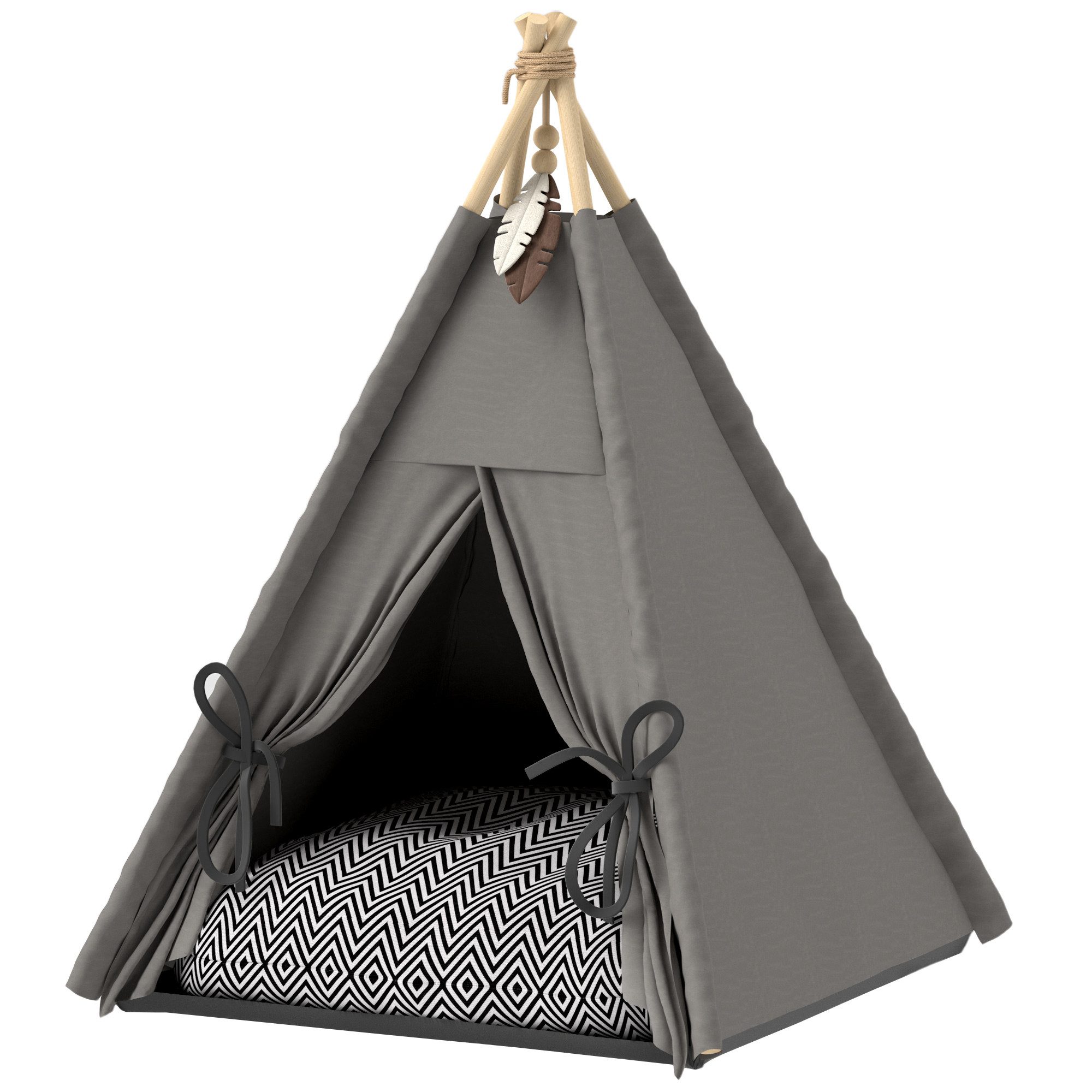 Novzep Tipi-Zelt Tipi-Zelt für Haustiere mit