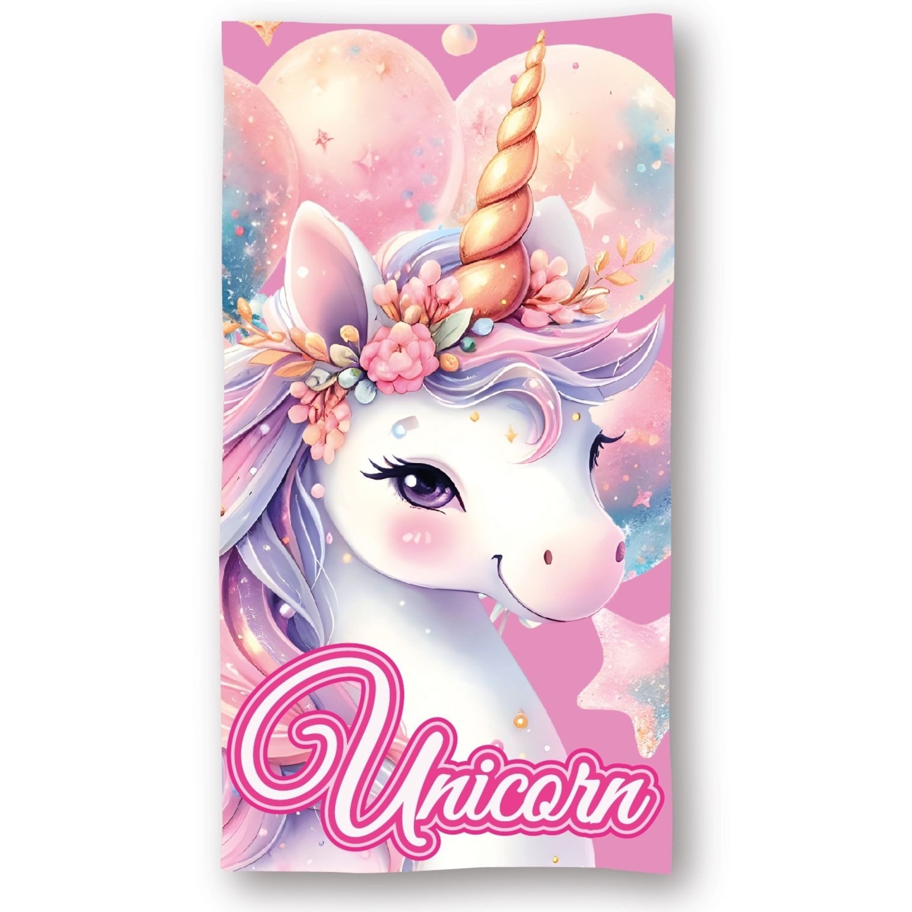 unicorn Strandtuch Strandtuch Frottee Badetuch mit