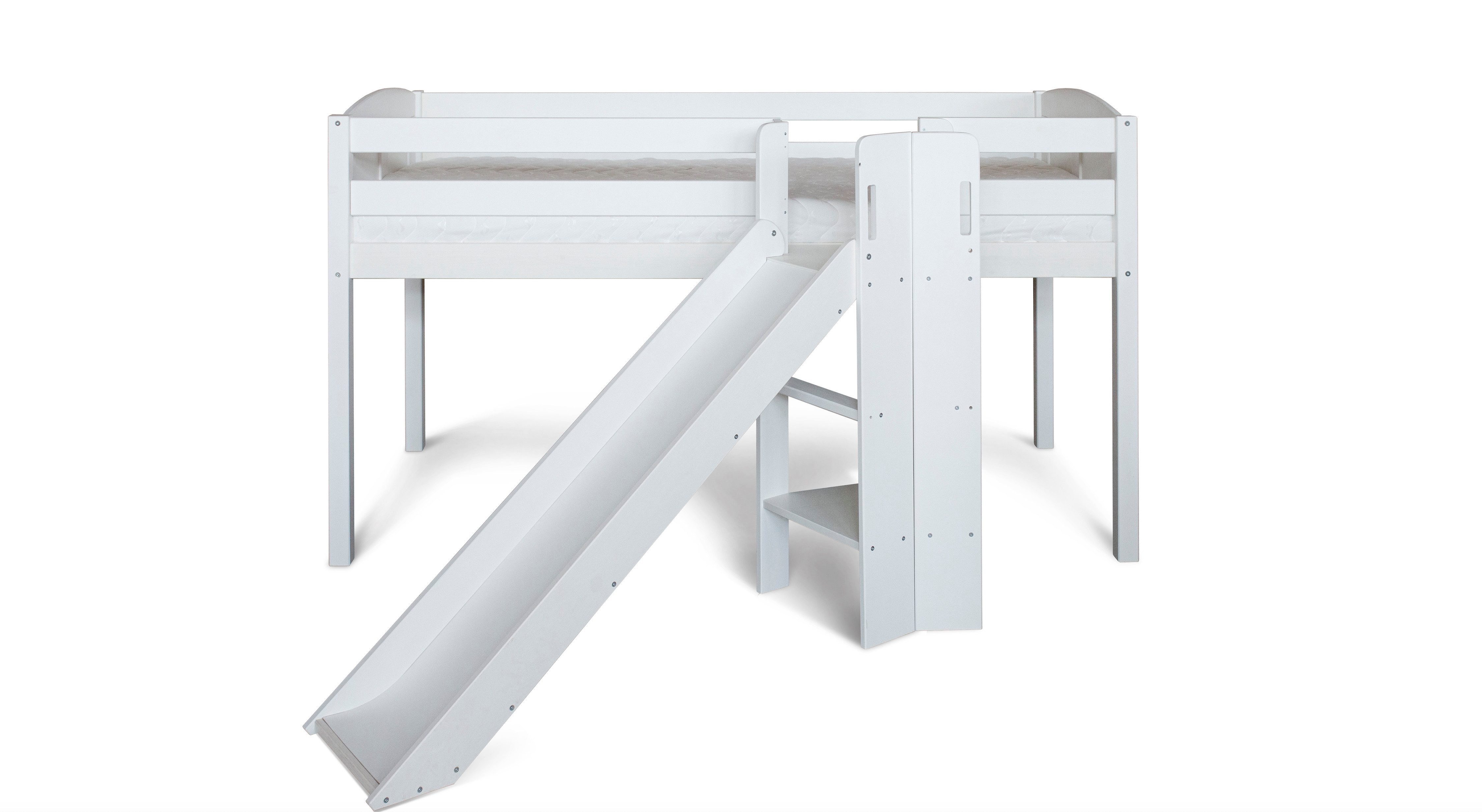 Homeline Hochbett Hochbett Kinderbett mit rutsche