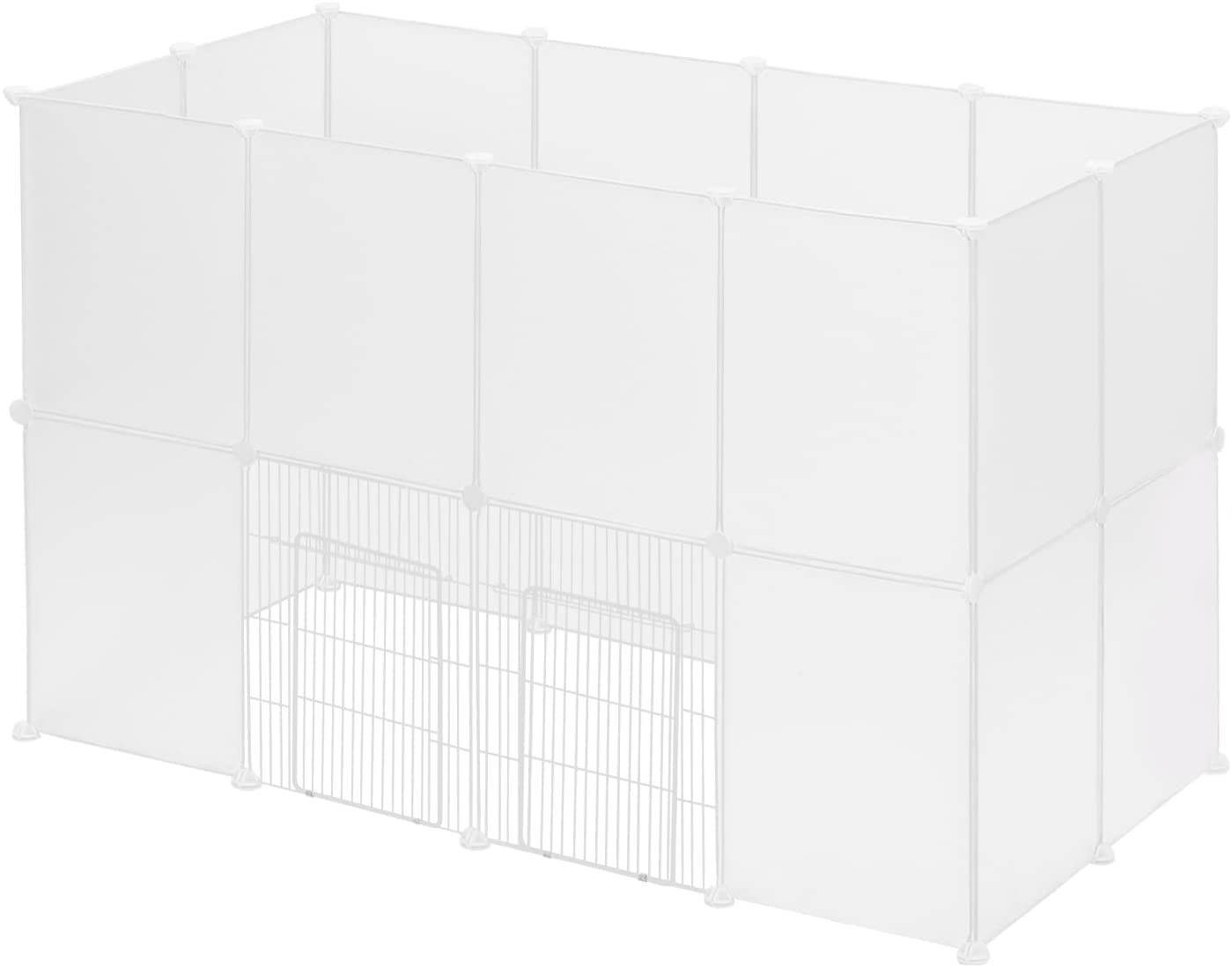 EUGAD Kleintierkäfig, mit Tür DIY 24