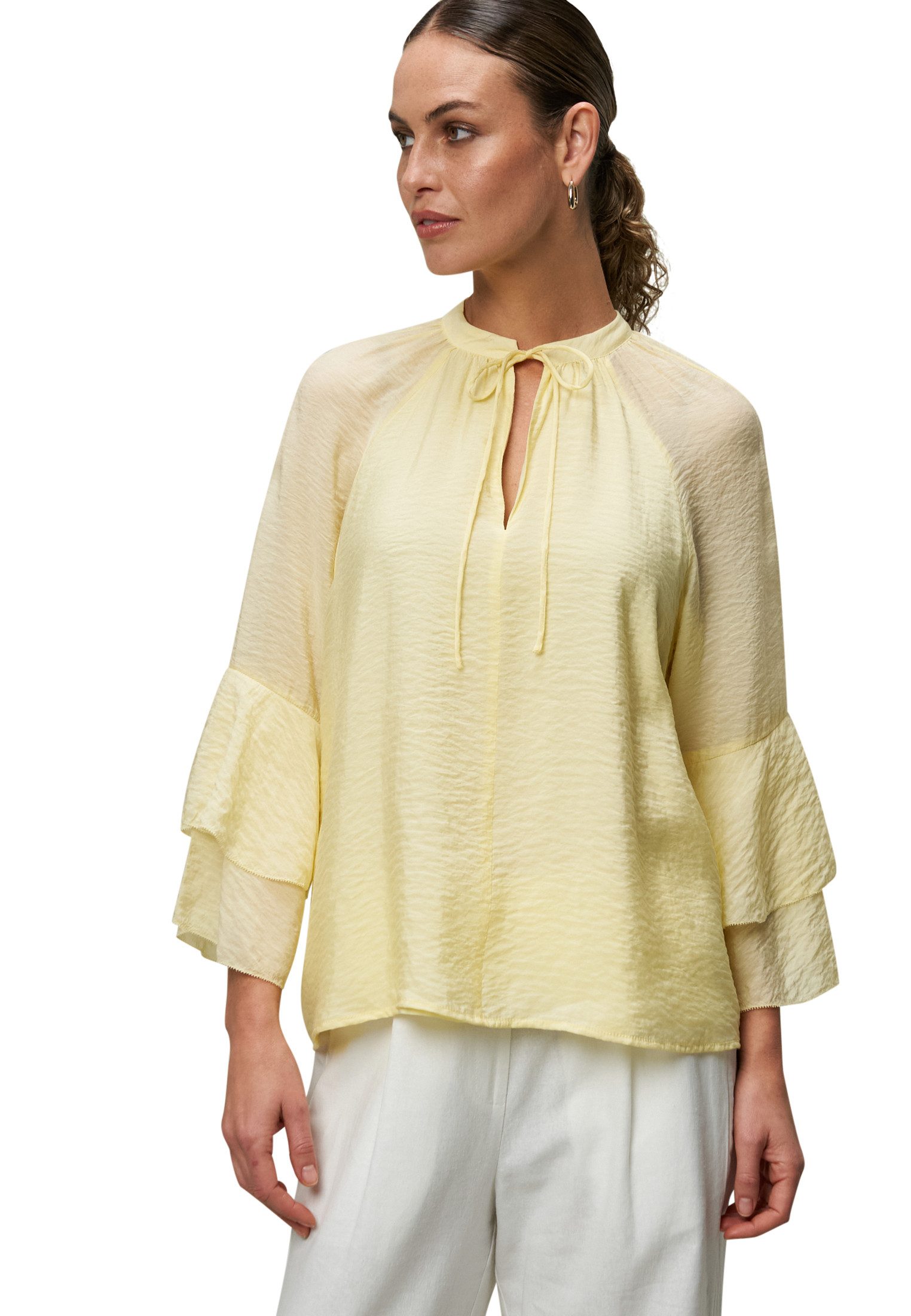 Zero Klassische Bluse zero Bluse mit